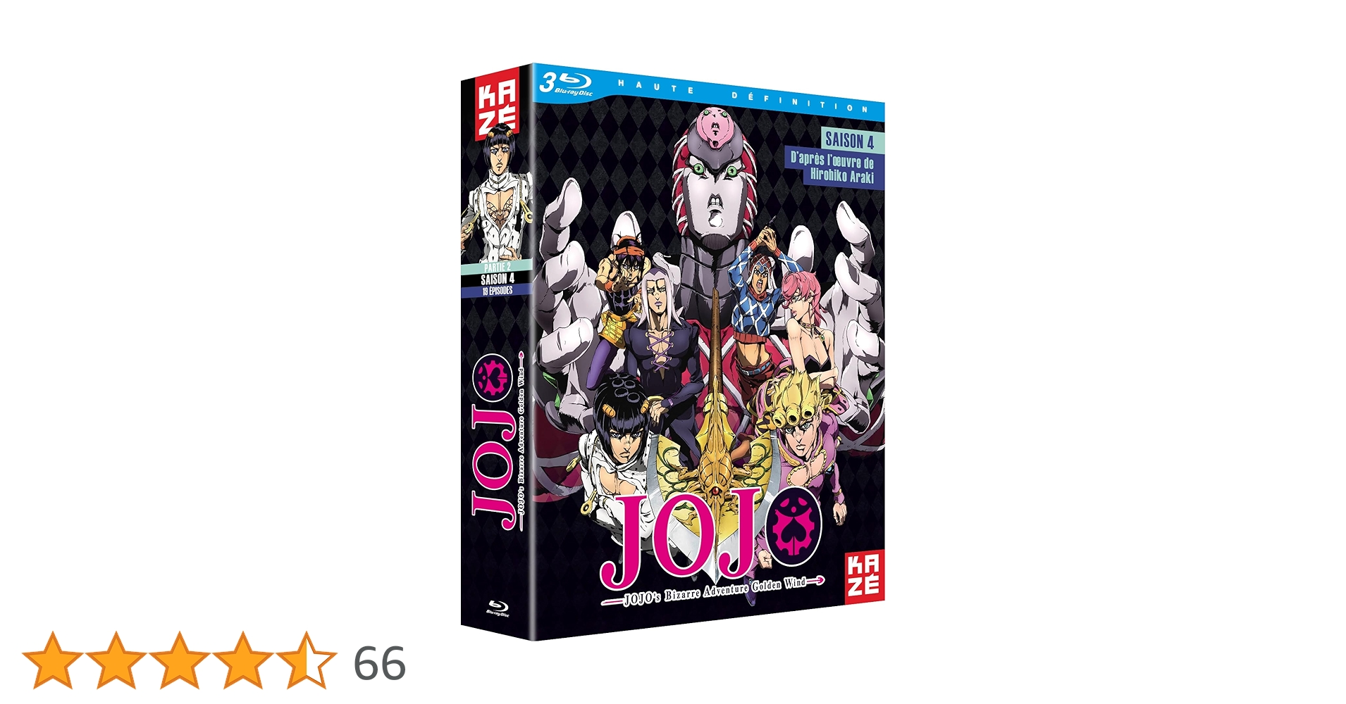 Amazon.co.jp | ジョジョの奇妙な冒険 4th Season 黄金の風 Blu