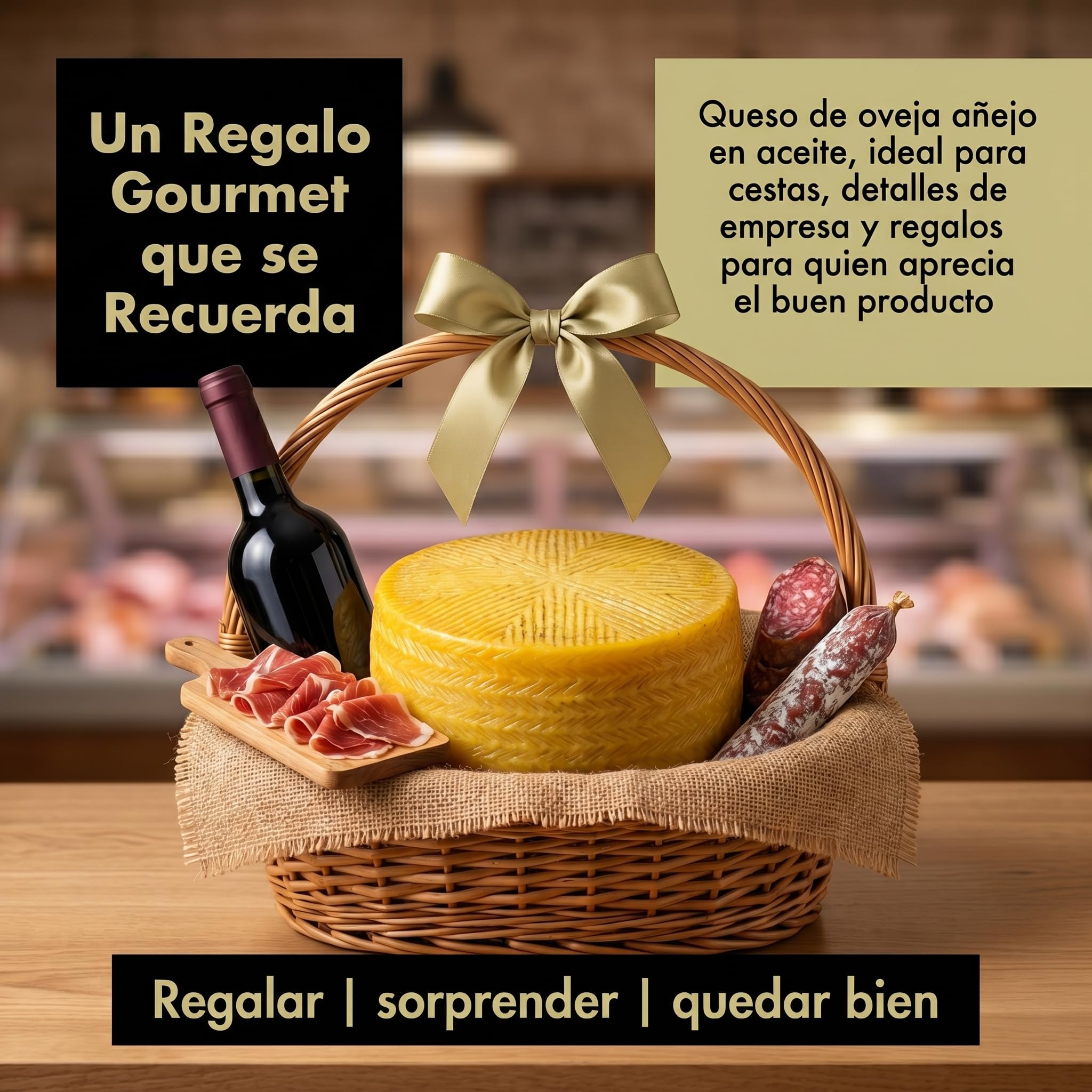 SABE A SABAS Queso de Oveja Curado Anejo Reserva 3 Kg Maduracion 15 Meses en Aceite de Oliva Virgen Extra