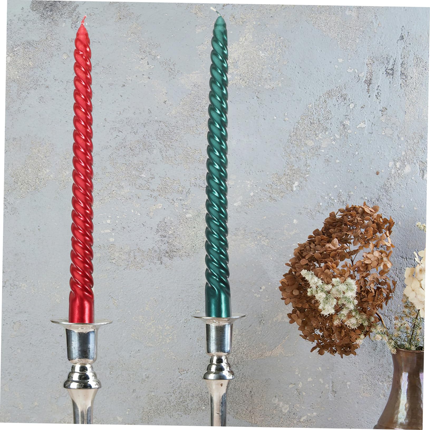 Ciieeo 12pezzi Candele Spirale Lunga Decorative Candela Spirale Per Interni Casa Candela Lunga Per Banchetti Rimozione Cera Candele Accessorio Decorazioni Feste
