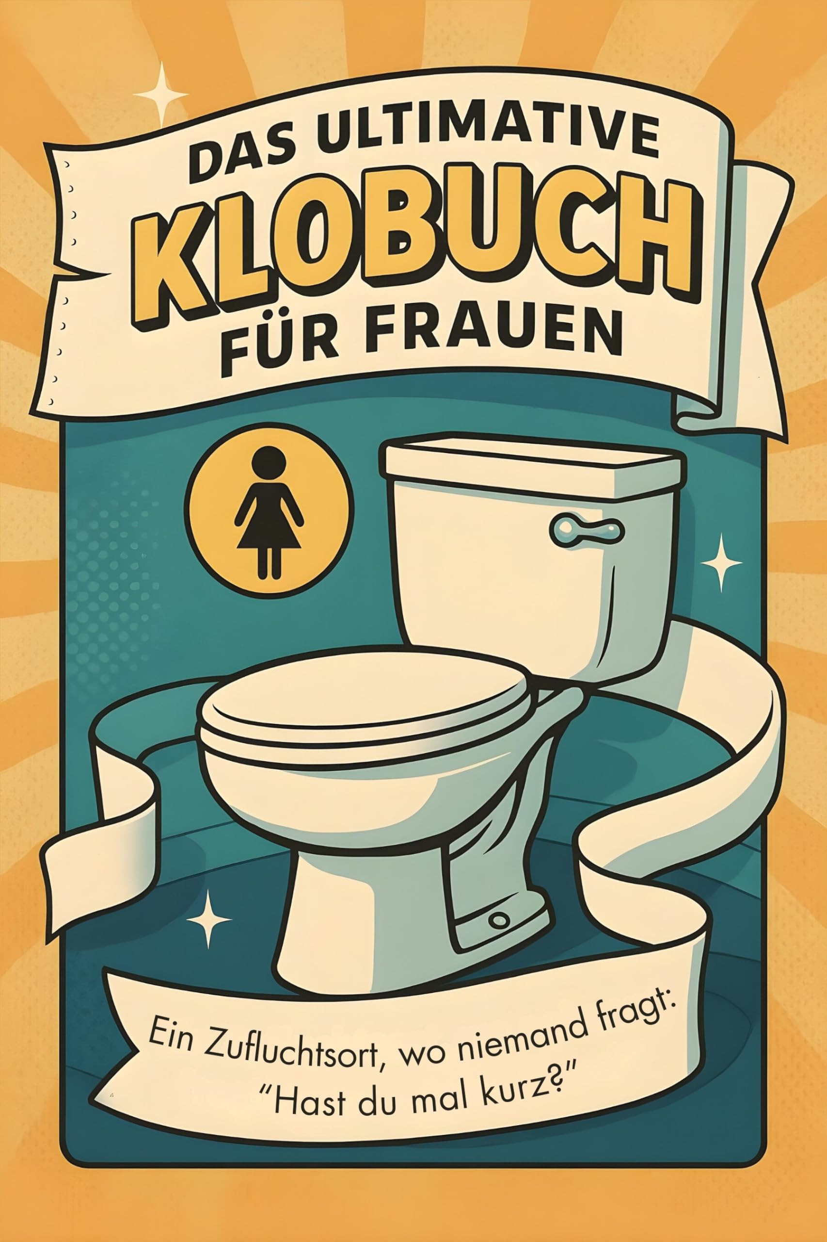 Das ultimative Klobuch für Frauen: Ein Zufluchtsort wo niemand fragt: „Hast du mal kurz?“. Lustiges Geschenk mit Lifehacks, Fun Facts und Geschichten