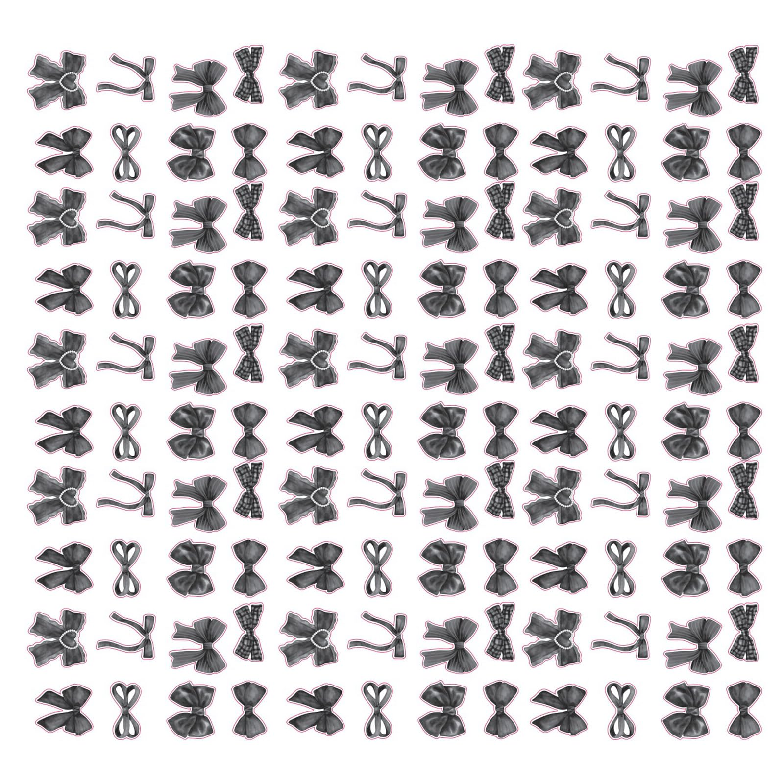 500Pcs Bowknot Sticker Aesthetic Sticker for Water Bottle Laptop Scrapbook Journal Skateboard Children Reward Craft