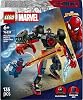 LEGO Marvel Miles Morales Robot، Spider-Man vs. 2099’ مجموعة صنع الألعاب الإبداعية مع شخصيتين صغيرتين للفتيات والفتيان الذين تزيد أعمارهم عن 76337-6 سنوات، لعبة لعب الأدوار، فكرة هدية (135 قطعة)
