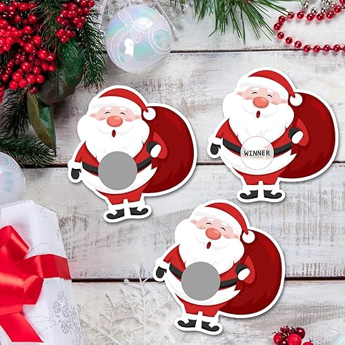 Miniatura 4 de Fiesta de Navidad para raspar, actividades de suministros de fiesta de Navidad, actividad divertida para niños y adultos, 40 tarjetas