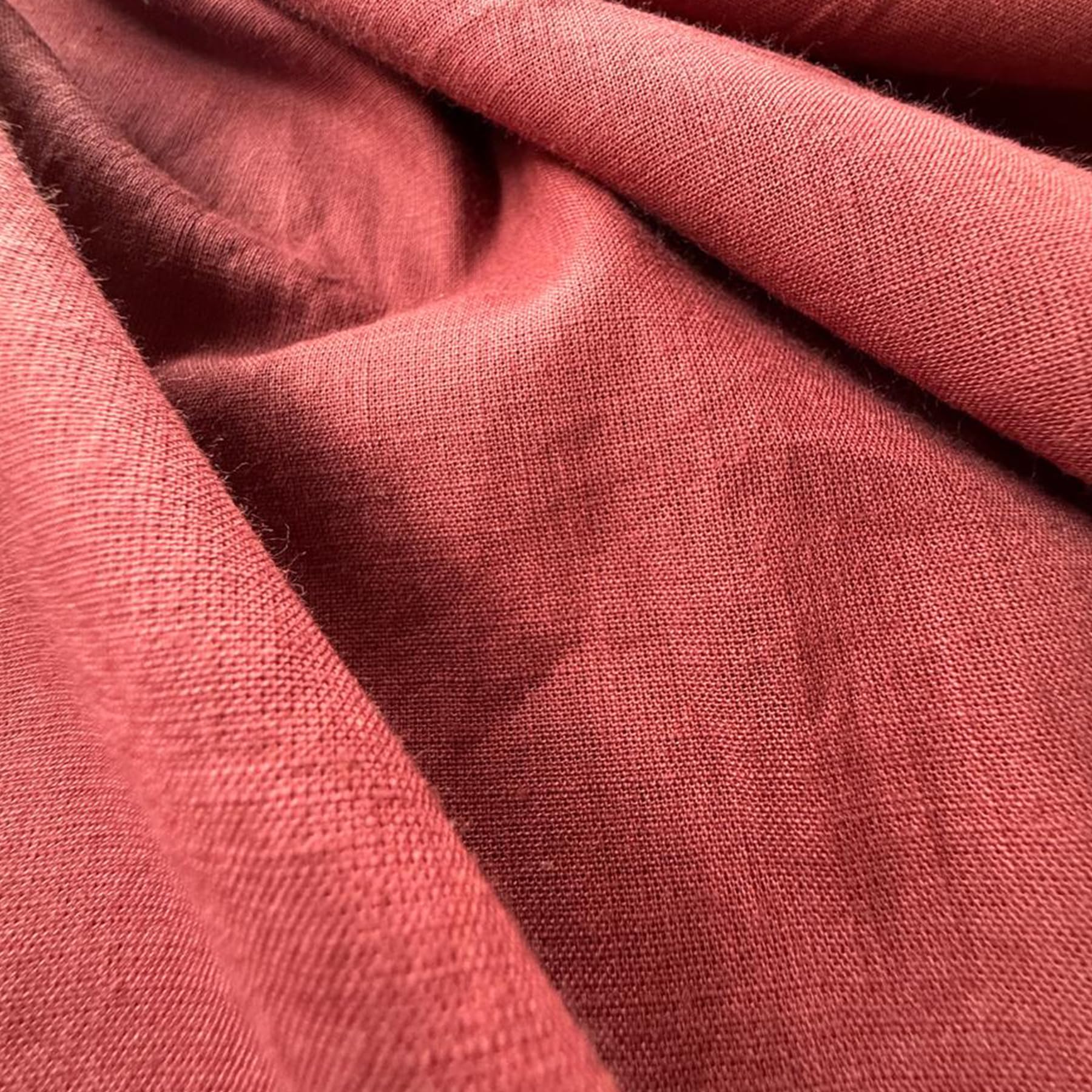 Navyas Fashion 100% Slub Cotton Fabric Soft Breathable | Slub Cotton Material for Dressmaking, Craft & Décor Soft Textured Fabric by The Meter Pure Cotton & Durable | Width 60 inches (Peach, 1 Meter)-picture-10
