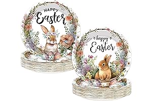 QZYL Easter Plates for a Nostalgic, Festive Mealtime