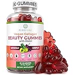 Purify Life Vegan Collagen Gummies with Biotin Vitamins for Hair Skin and Nails Health, (90 Chews) Collagen Support Superfruit Complex with Resveratrol, Vitamin A, E, C - Replace Capsules, Pills