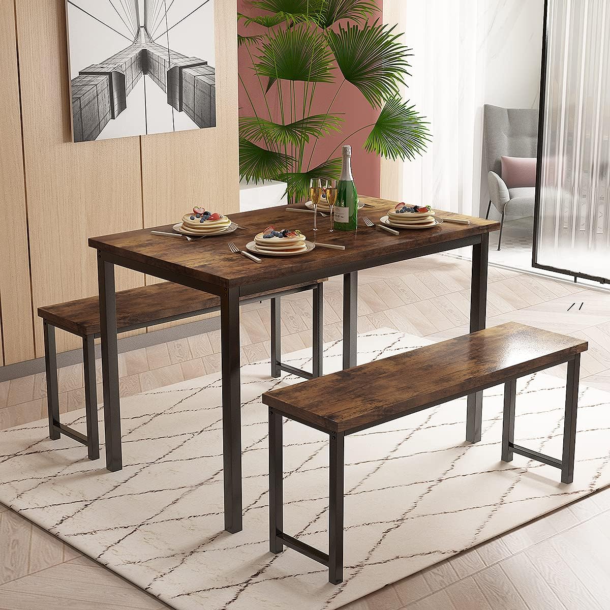 Buy Recaceik 3 Pcs Dining Table Set