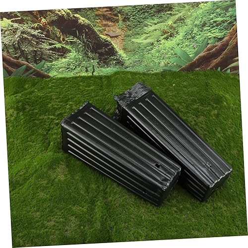 Miniatura 3 de YARNOW 50 macetas altas para vivero de árboles, 11.8 x 3.9 pulgadas, bolsas de cultivo de plástico negro con agujeros de drenaje para verduras,