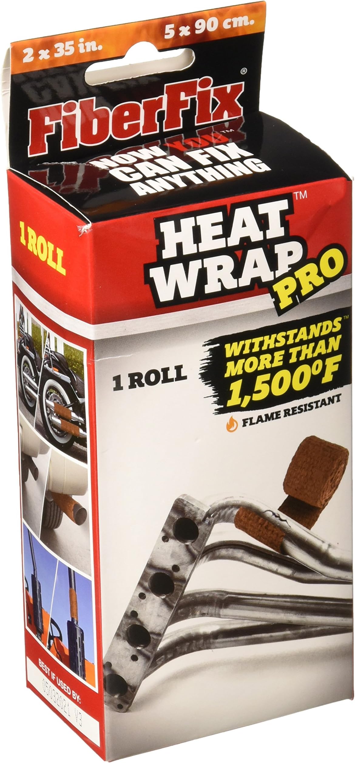 FIBERFIX 38550 Repair Wrap Pro - Extreme Repair Tape 100x Stronger than Duct Tape 2" (1 Roll)
