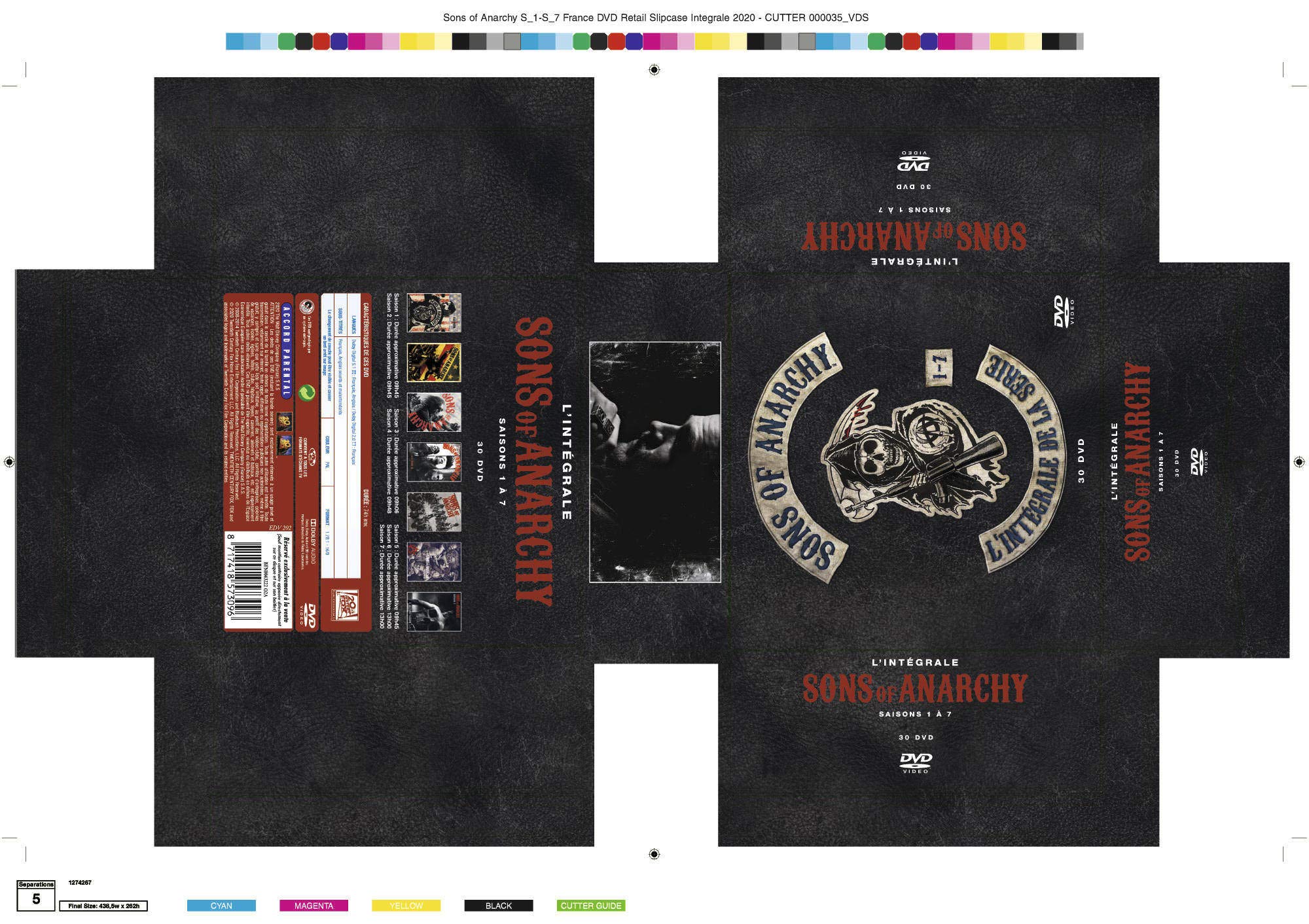 Sons of Anarchy-L'intégrale des Saisons 1 à 7 [Édition Cube Box]