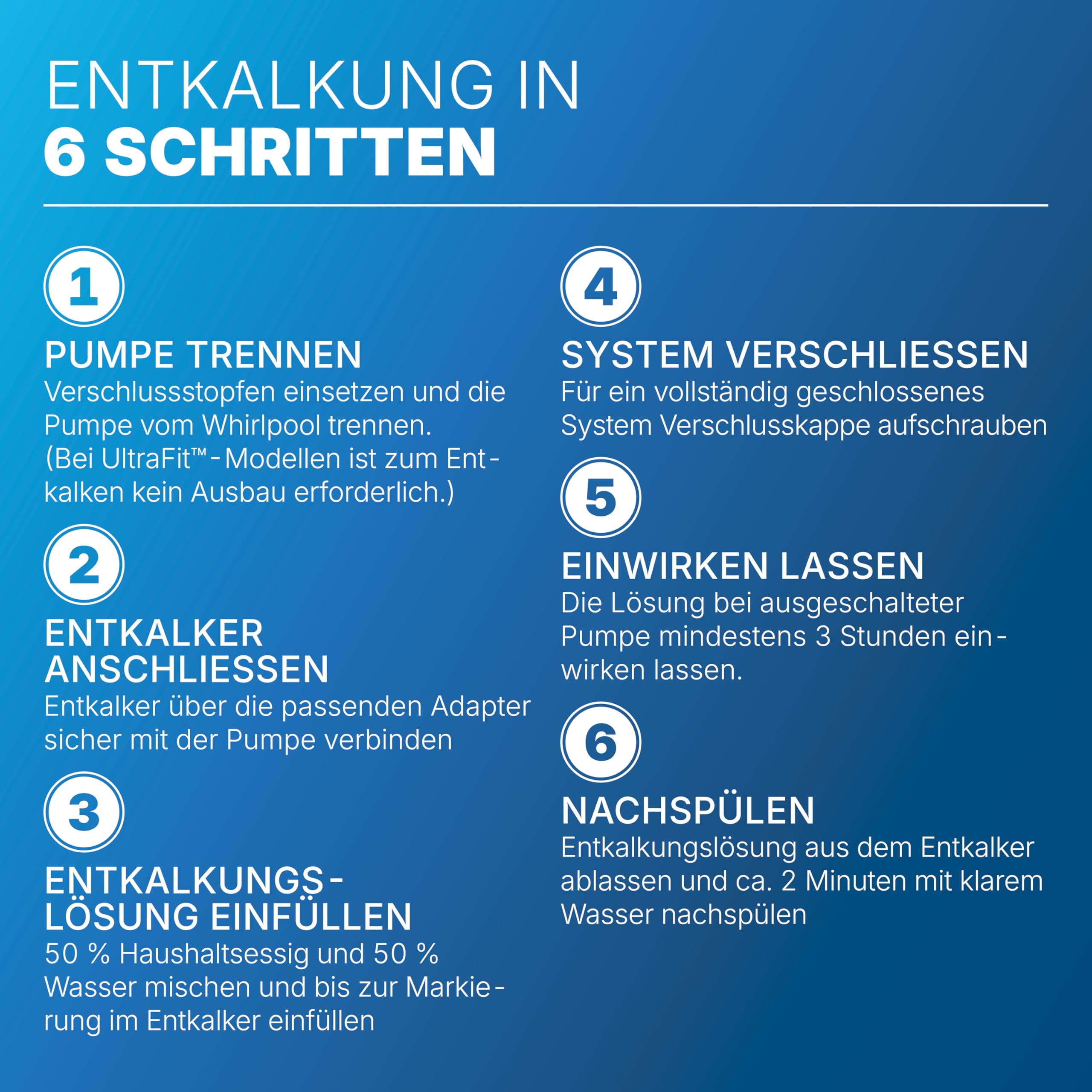 Lay-Z-Spa Entkalker-Adapter für Pumpeneinheiten – Zubehör gegen Kalk & E02-Fehler, für AirJet & HydroJet Pumpen, Wartung ohne Ausbau (ohne Entkalkungsmittel)