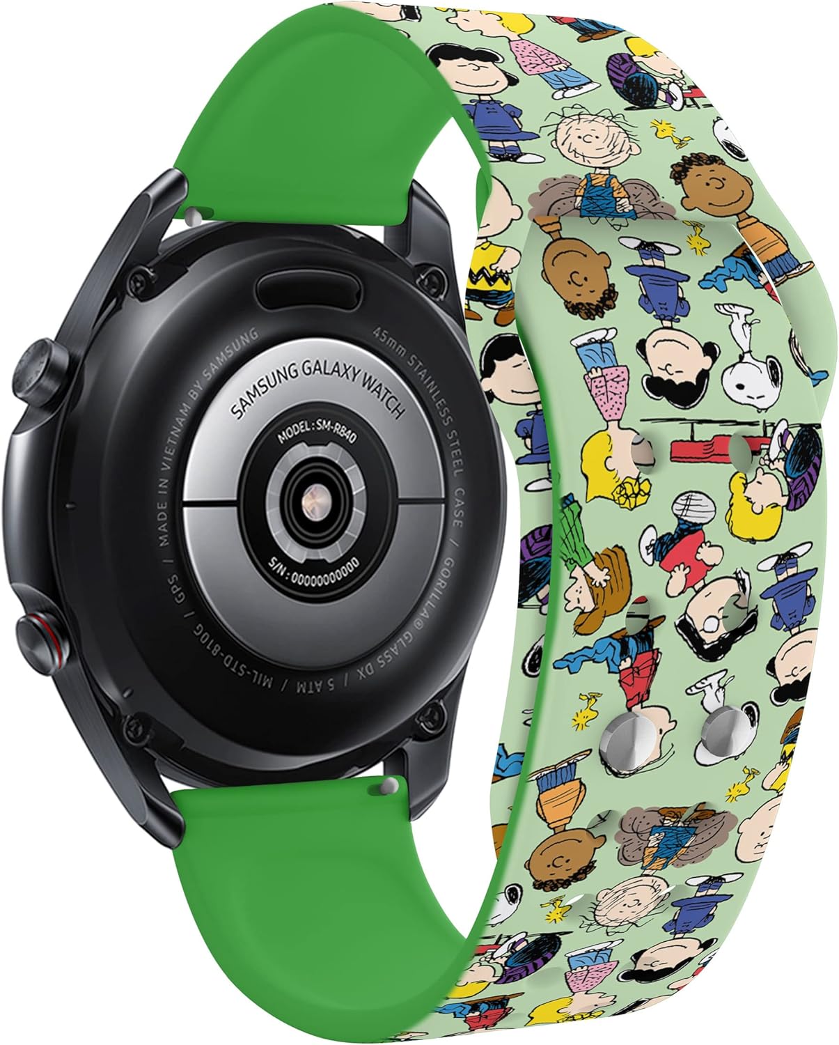 Affinity Bands Peanuts Classic HD Watch Band Compatible with Samsung Galaxy Watch