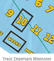 Vista 5 de LOGOVISION Transformers - Manta de hitos para bebé, 36 x 58 pulgadas, Watch Me Transform, unisex, para bebé niño y niña