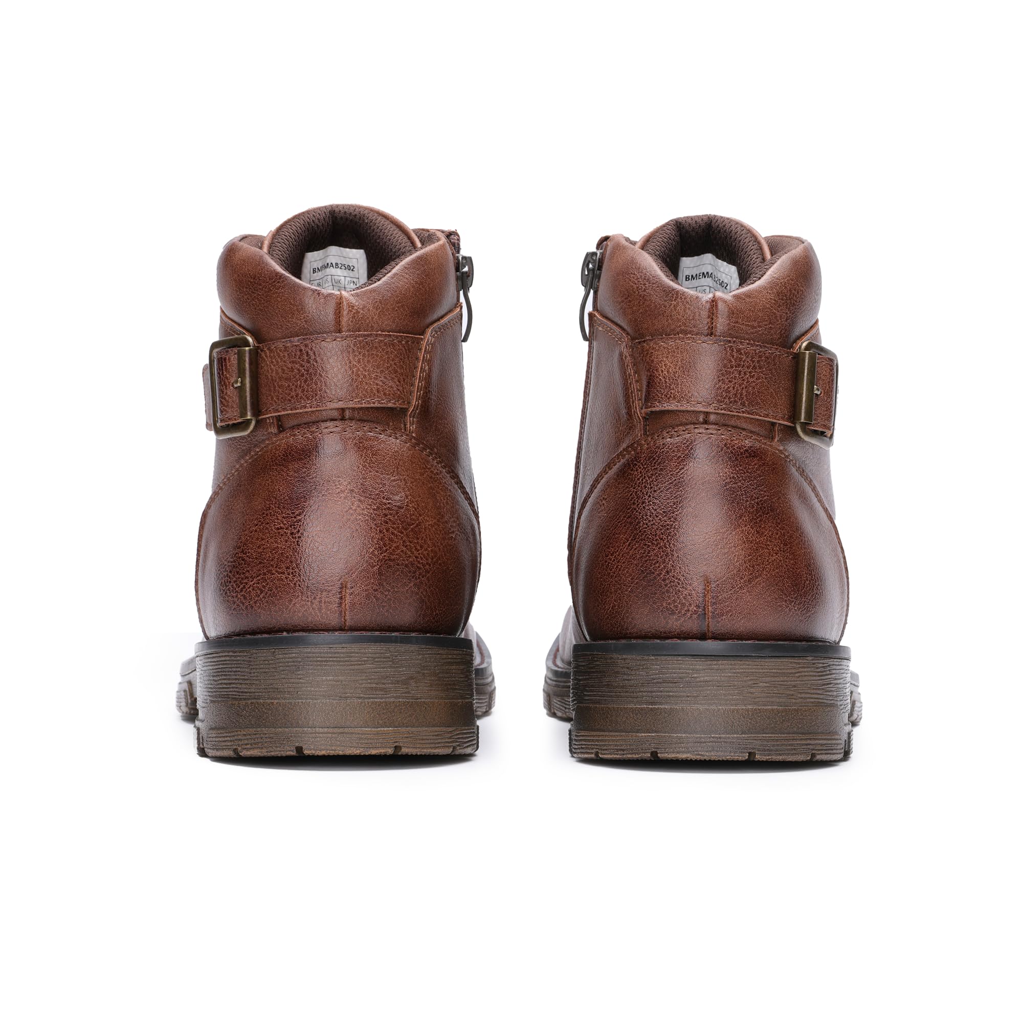 Bruno Marc Botas de Moto Hombre de Forro Malla Transpirable Botas Militares con Tobillo Aolchada Botines Vestir Invierno