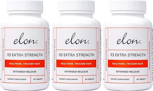 Miniatura 10 de Elon Suplemento para el crecimiento del cabello R3 para mujeres  Vitaminas para el crecimiento del cabello con biotina y péptidos de colágeno para