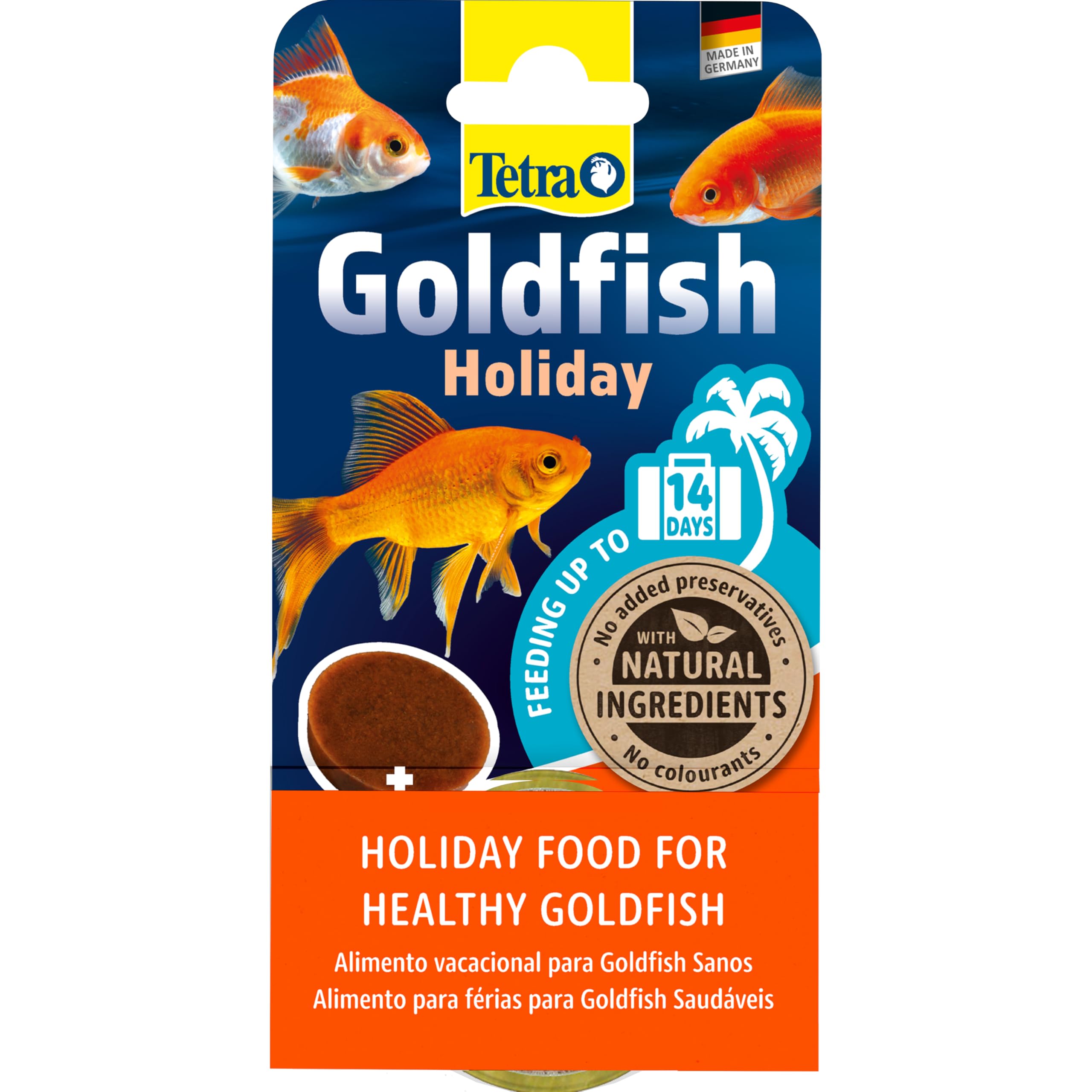 4X12G TETRA GOLDFISH HOLIDAY WEEKEND TETRAMIN FISH FOOD VACATION AQUARIUM BLOCK