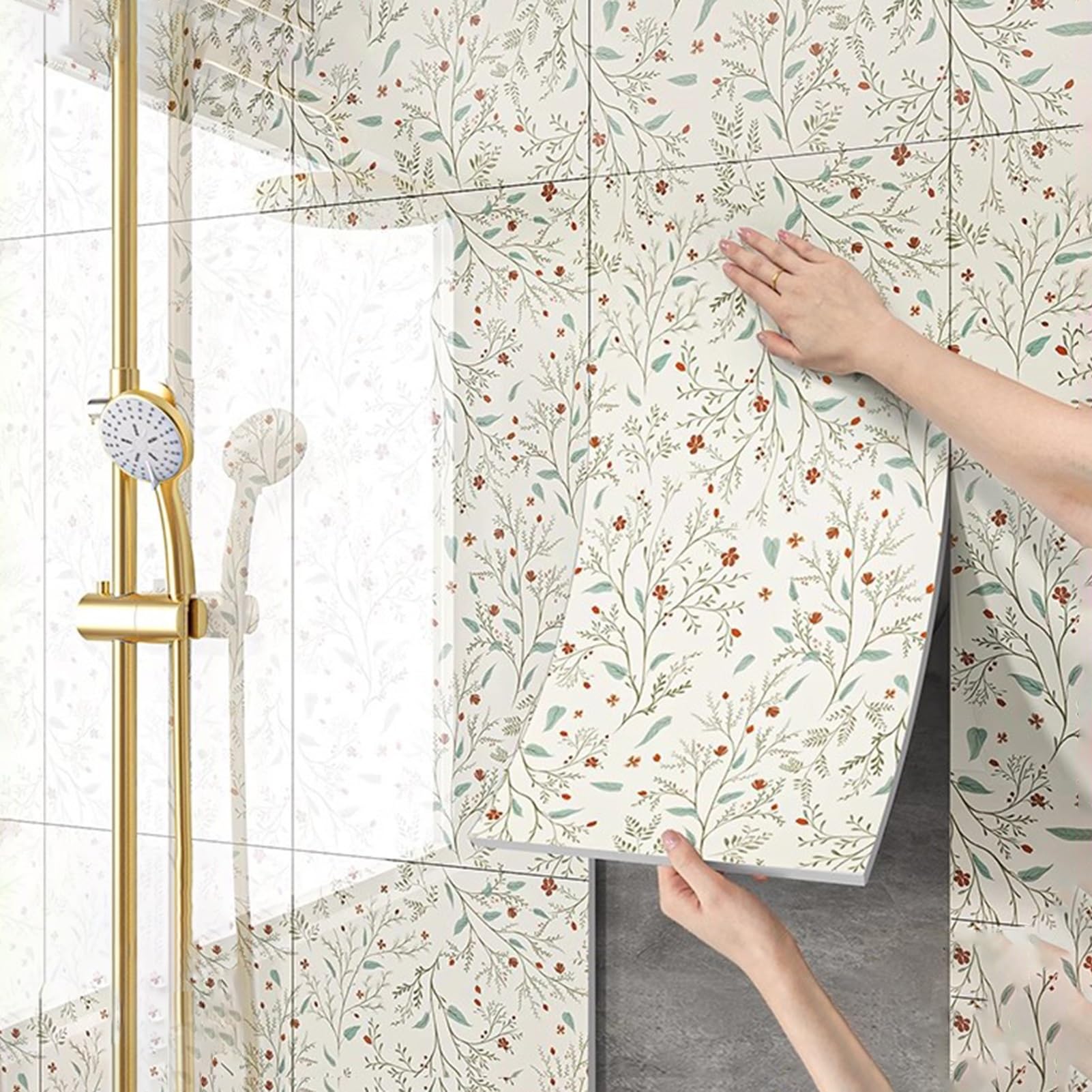 Azulejos de papel tapiz impermeables de vinilo autoadhesivo para techos y paredes del hogar