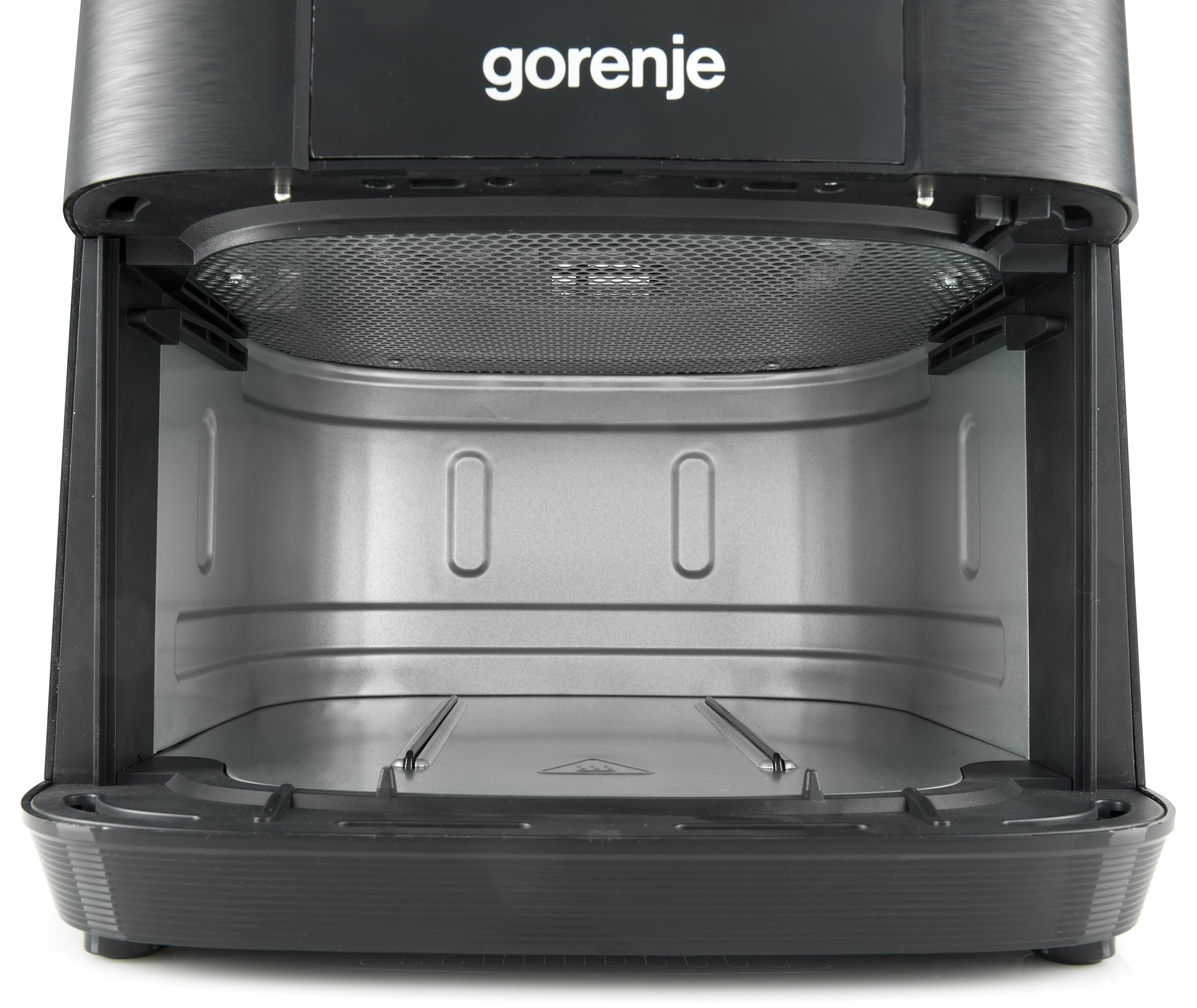 Gorenje AF1350DWB Heißluftfritteuse / 1.350 Watt/Korb 5,4 Liter mit Sichtfenst / 8 Automatik Programme/Antihaft-Beschichtung/LED Anzeige/B x H x T: 28 × 35,3 × 32,1 cm/Schwarz