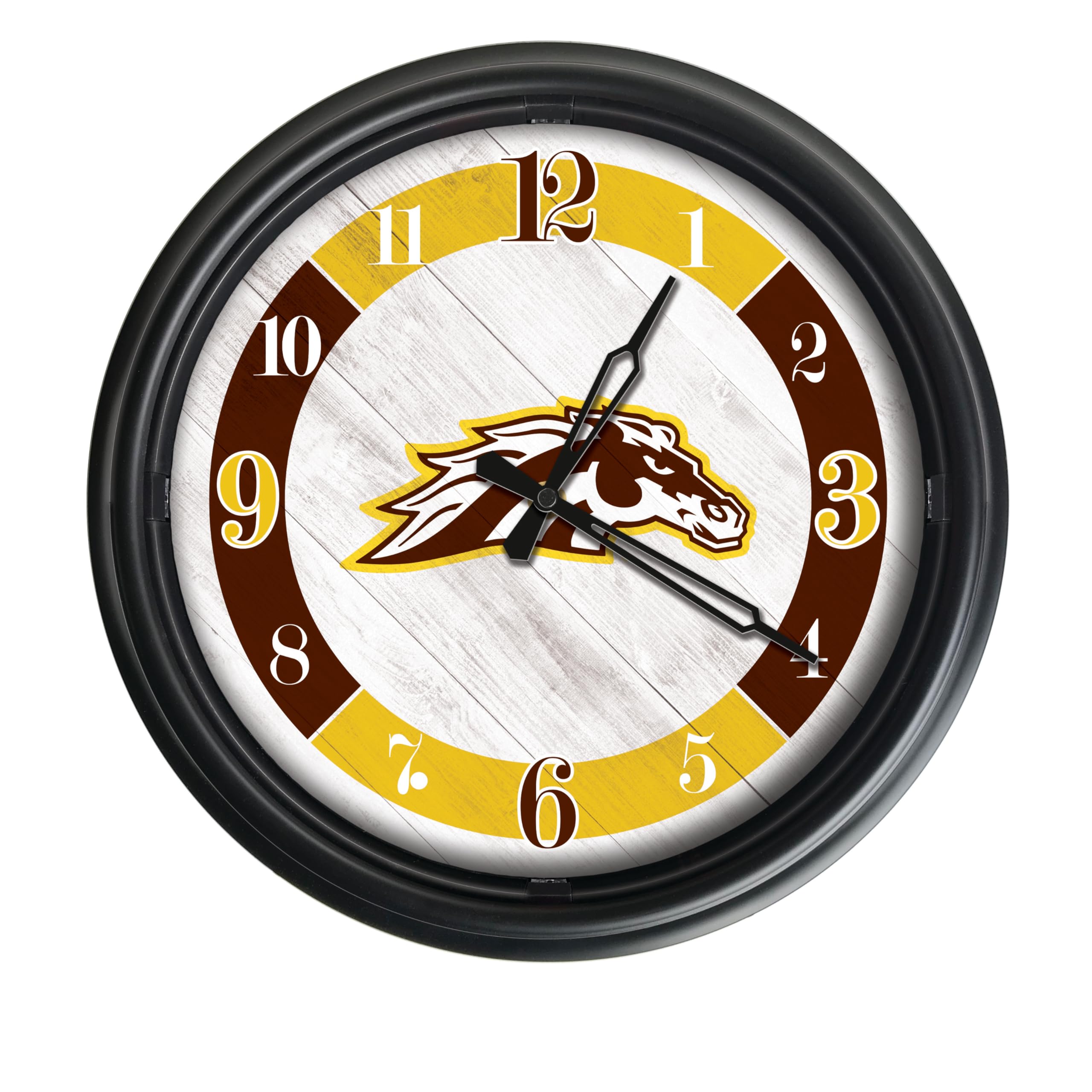 Holland Bar Stool Co. Western Michigan University Indoor/Outdoor LED Wall Clock