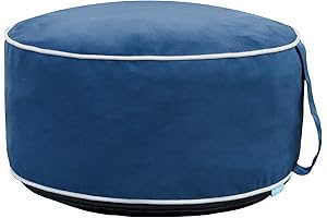 Inflatable Foot Stool by Qilloway: The Perfect Rest for Indoor and Outdoor Relaxation