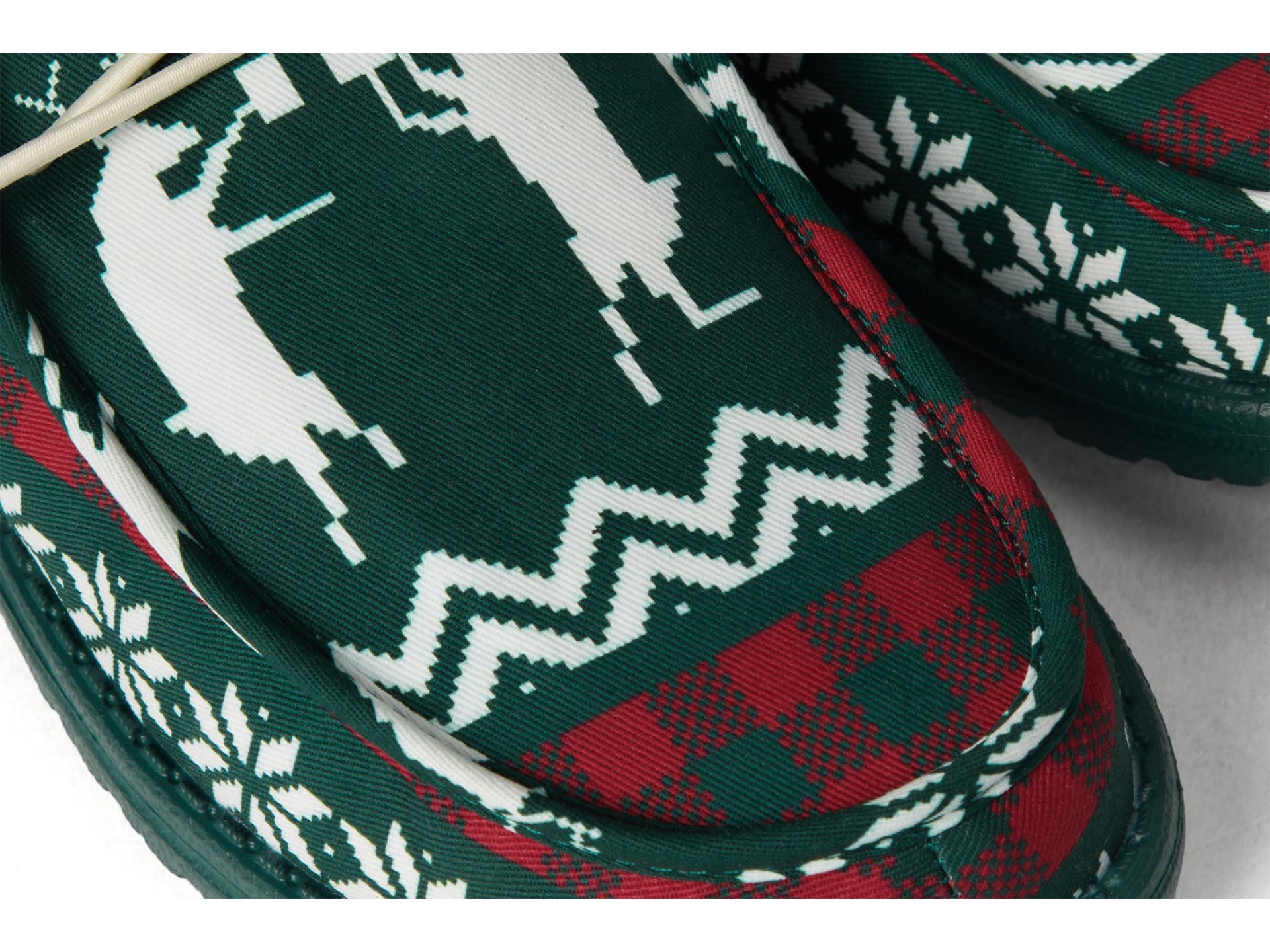 Amazon.co.jp: Hey Dude Men Wally Holiday Cheers グリーン/マルチ 10