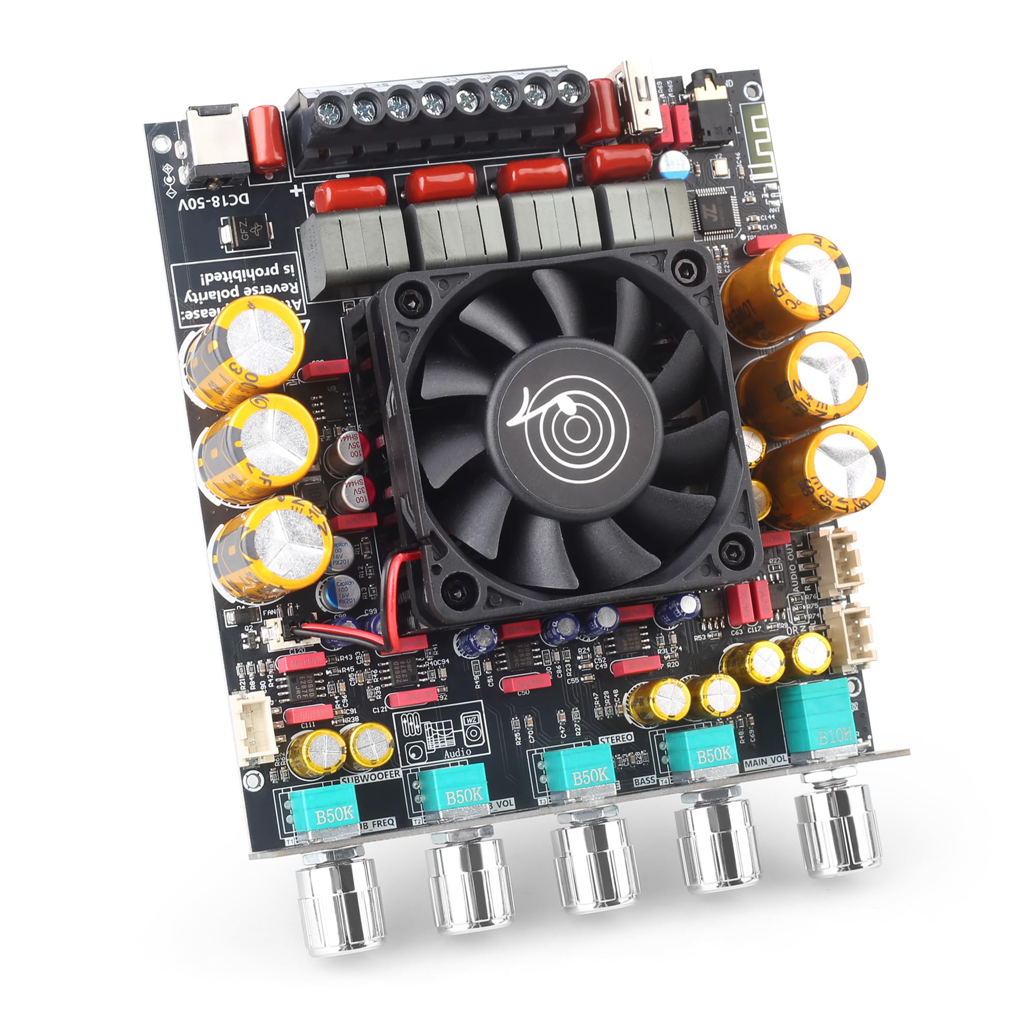 Amazon.com: Wuzhi Audio ZK-AS21P Bluetooth Amplifier Board – 300W+
