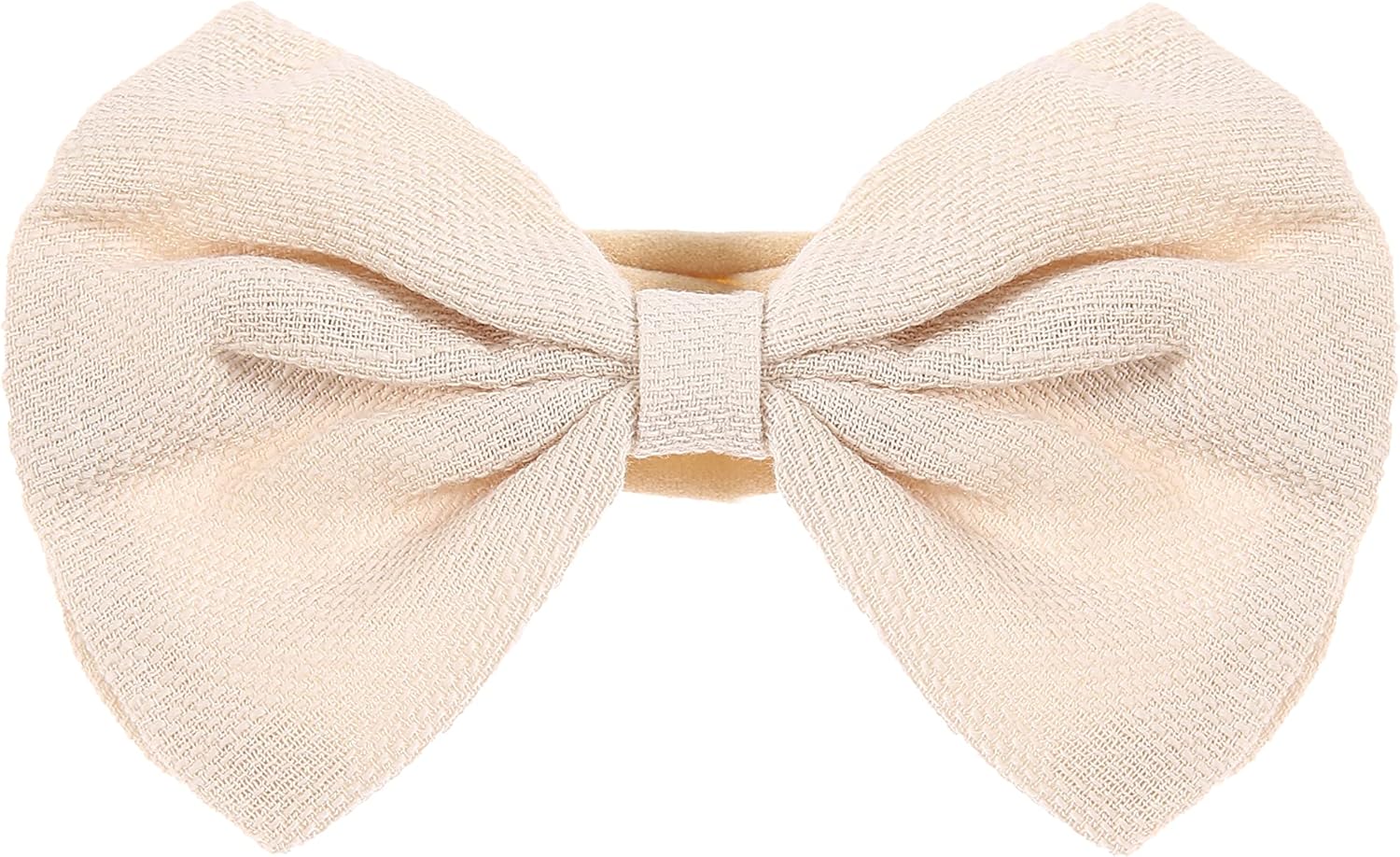 Newborn Infant Baby Girl Cotton Bloomers and Bows Toddlers Ruffle Shorts Diaper Covers Headband Set - Image 4