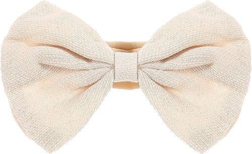 Miniatura 4 de Newborn Infant Baby Girl Cotton Bloomers and Bows Toddlers Ruffle Shorts Diaper Covers Headband Set