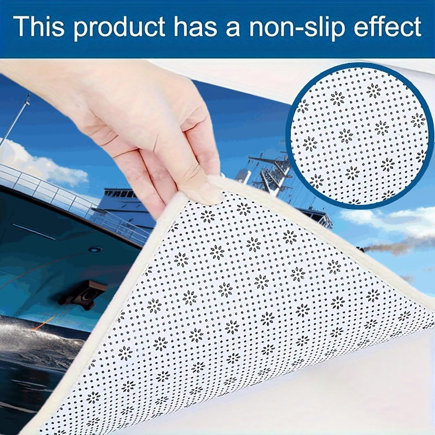 Ferry Boat Kitchen Mats for Floor 3 Pcs Kitchen Rugs