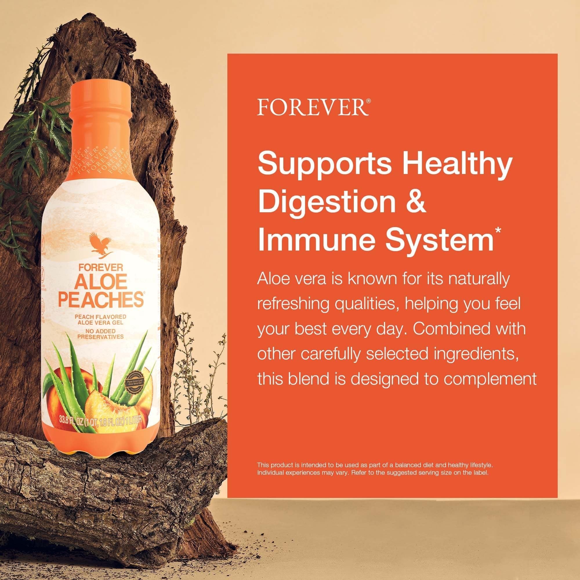 Amazon.com: Forever Living - Aloe Peaches, Pure Aloe with Real