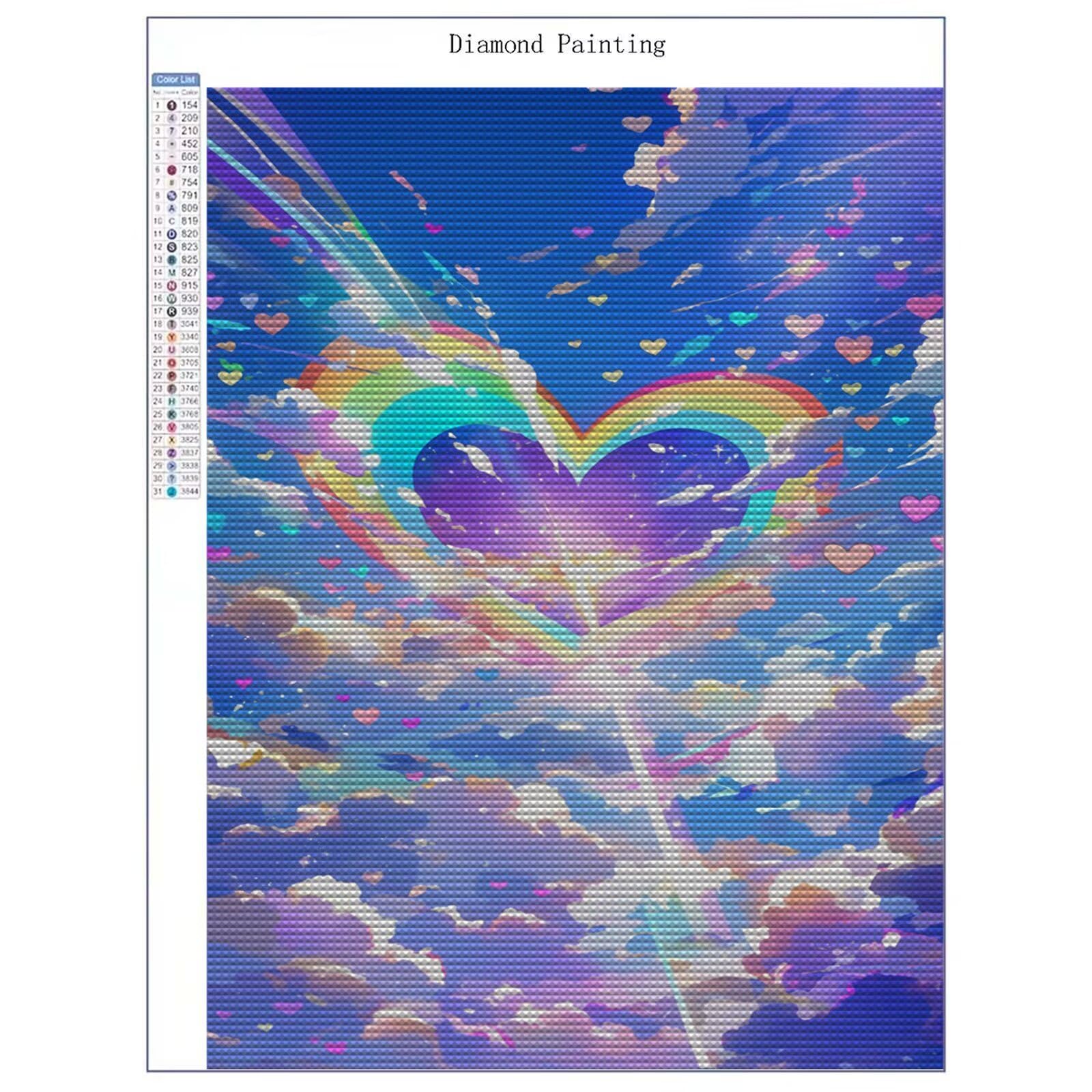 Diamentowe malowanie krajobrazu diamentowe dzieci 60x90 cm 2025 diamentowe malowanie snu, DIY diamentowe rysunki ścieg krzyżykowy rzemiosło dla dorosłych, obraz diamentowy dekoracja domu prezenty dla
