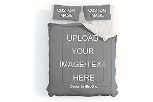 Custom Photo Bedding Set: Personalized Picture Comforter And Pillow Cases