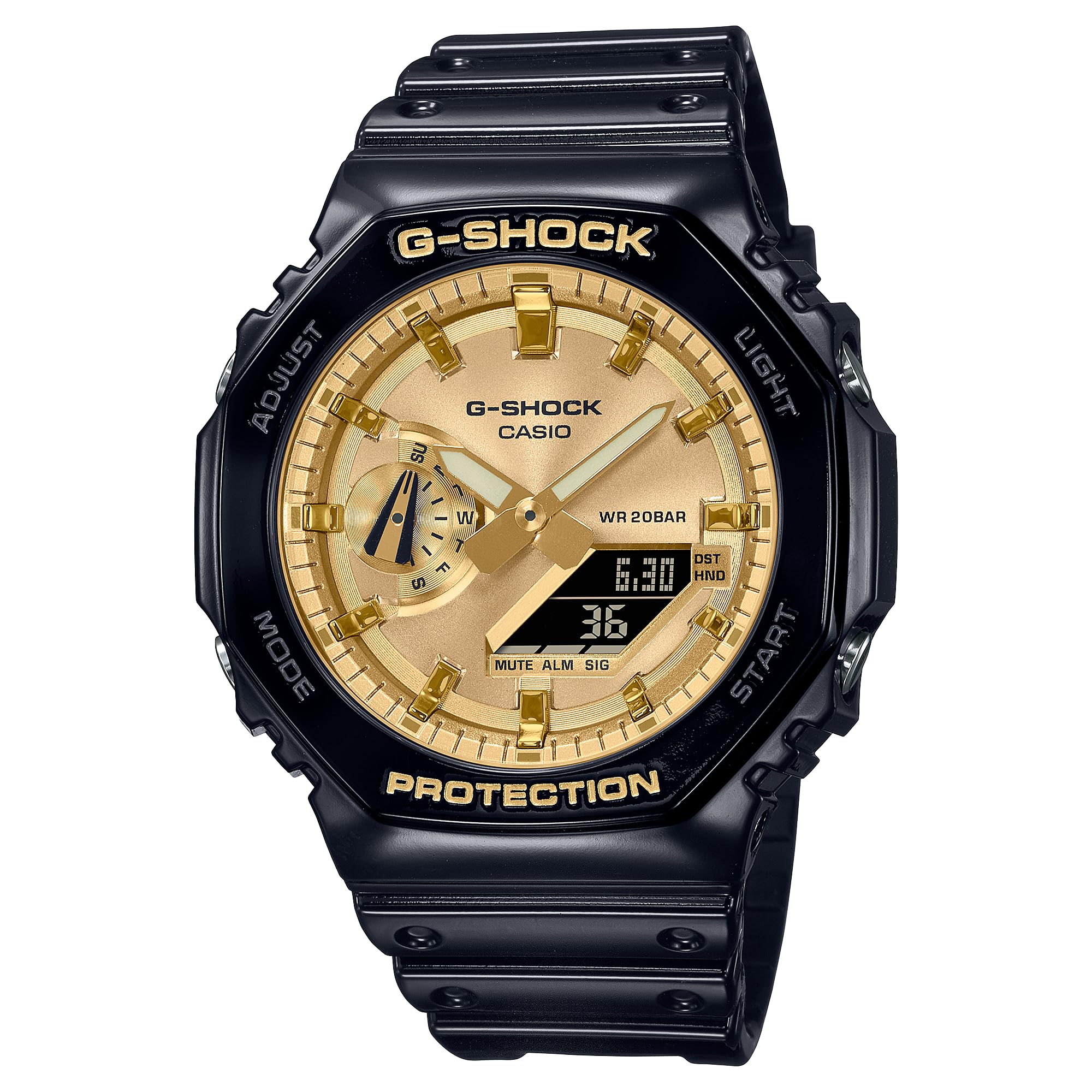 美品　G-SHOCK GA-2100GB-1AJF Amazon.co.jp: カシオ腕時計 ジーショックGA-2100GB-1A メンズ 海外