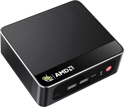 Beelink Mini PC SER5 Max 6800H AMD Ryzen R7 (Up to 4.7GHz) 32GB LPDDR5 500GB PCle4.0 SSD Mini Desktop Computer, Wifi6/BT5.2,HDMI/DP/Type-c/4K...
