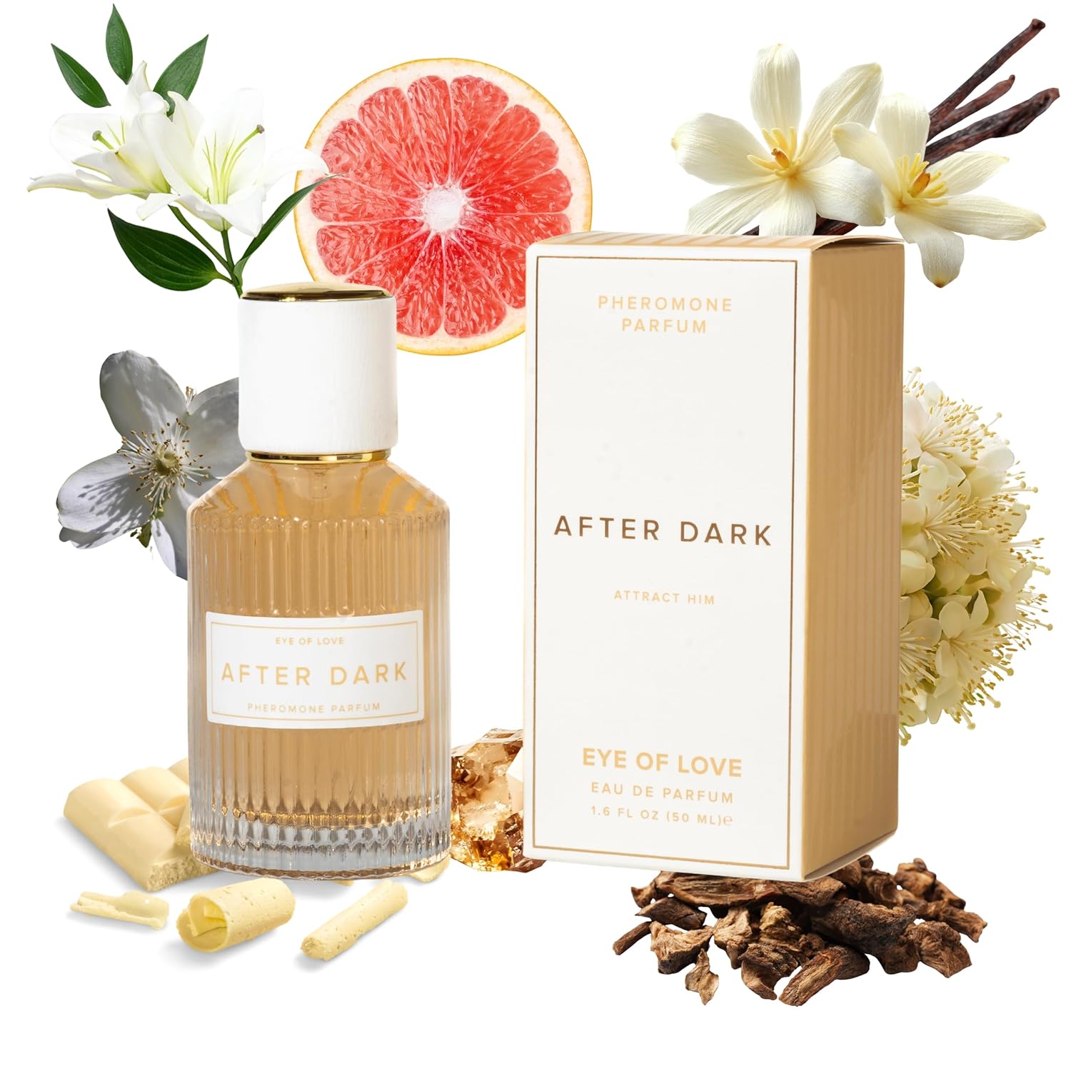 Eye Of Love After Dark Pheromone Parfum for Women, 50ml, Warm Evening Fragrance for Nighttime Wear