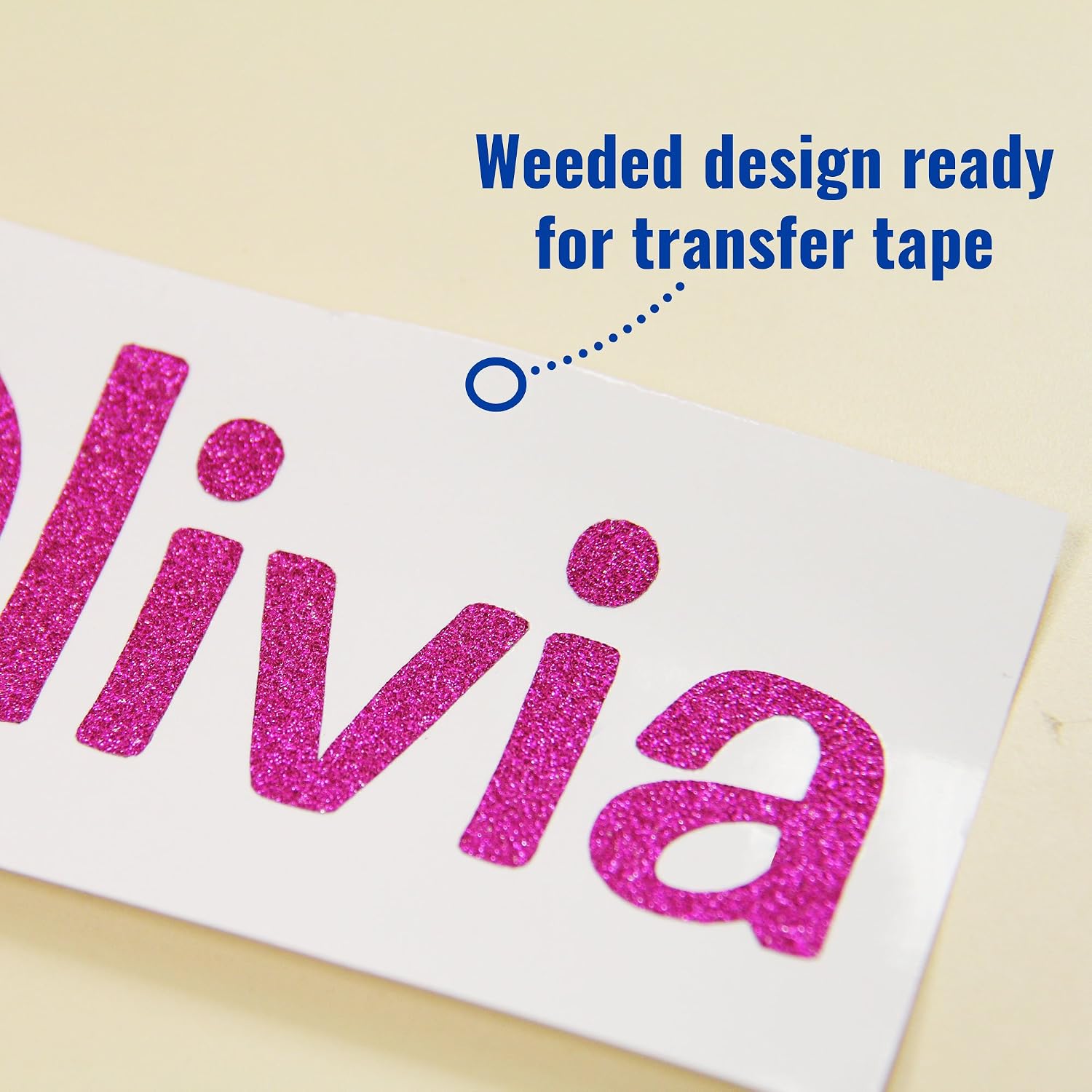 Threadart 20 Sheets Strong Grip Transfer Paper - 12" x 12" Sheets | Used for Glitter Viny | Transfer Cricut Silhouette Cameo Craft Cutters Designs Quick and Easy