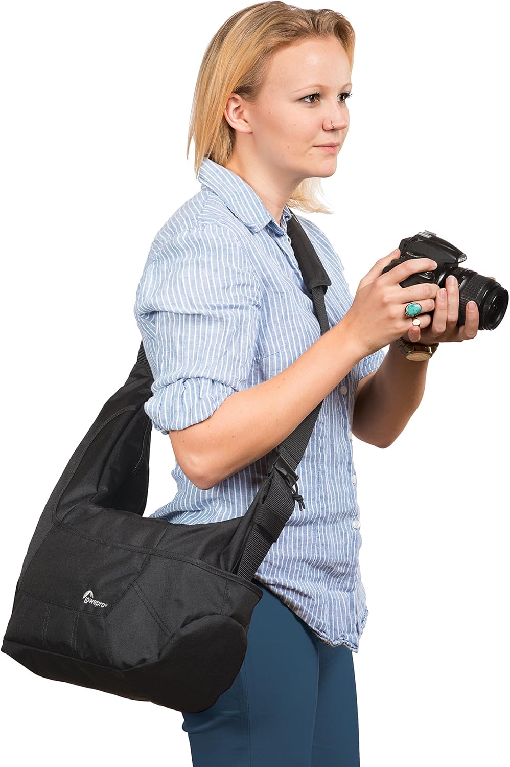 Promo 40% OFF Lowepro Passport Sling III - A Protective Sling Bag for a Compact DSLR or CSC