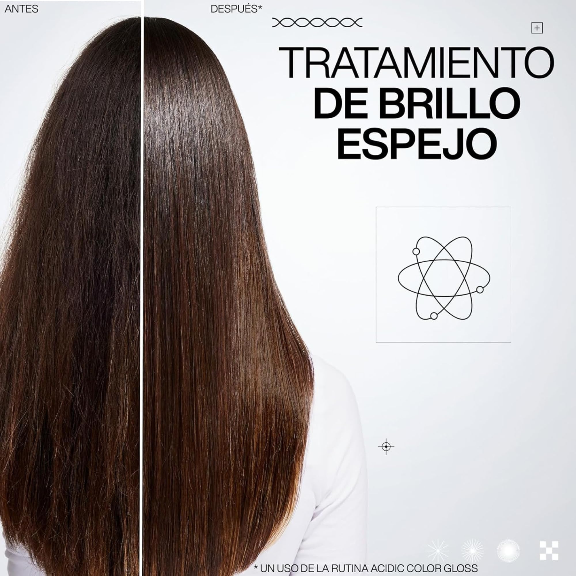 Redken Rutina Protectora del Color para Cabello Teñido con Champú 300 ml y Tratamiento Termoprotector 190 ml, Acidic Color Gloss