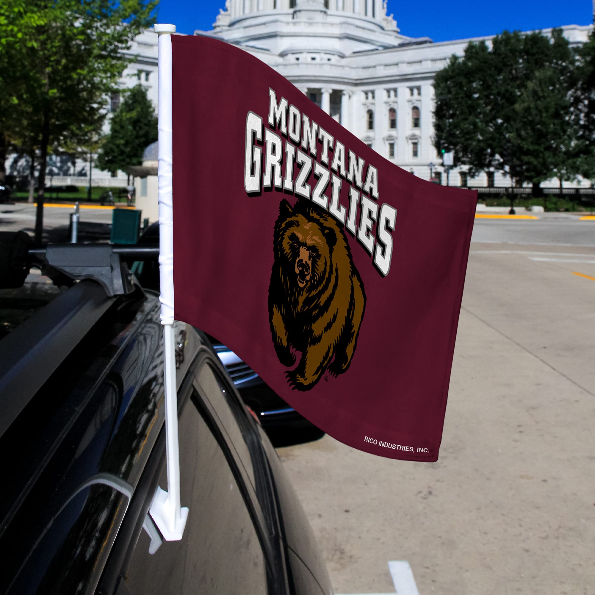Rico NCAA Florida State Fsu Car Flag - Black Pole Sports Fan Automotive Flags, Multicolor, One Size - Image 2