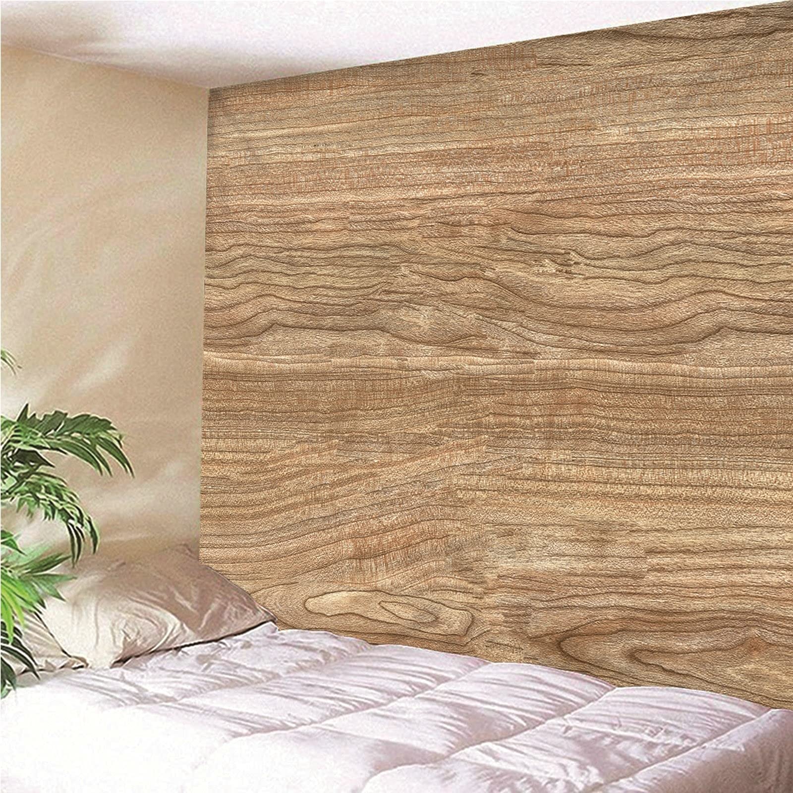 Aeici - Arazzo da parete per camera da letto, grande decorazione da parete in legno, per camera da letto, dormitorio (240 x 220 cm)