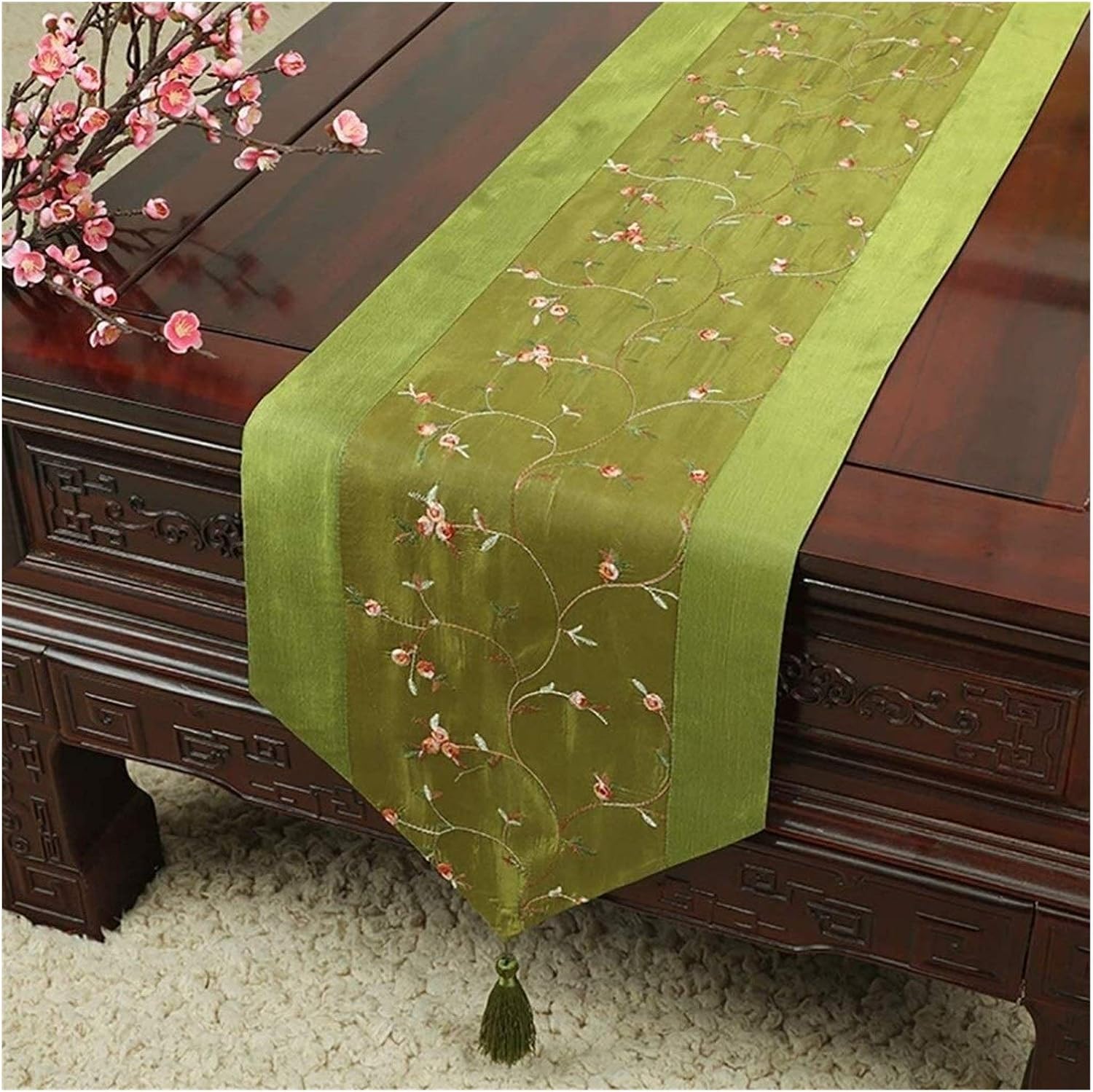SKUAI Table Runners for Party Wedding Home Kitchen Table