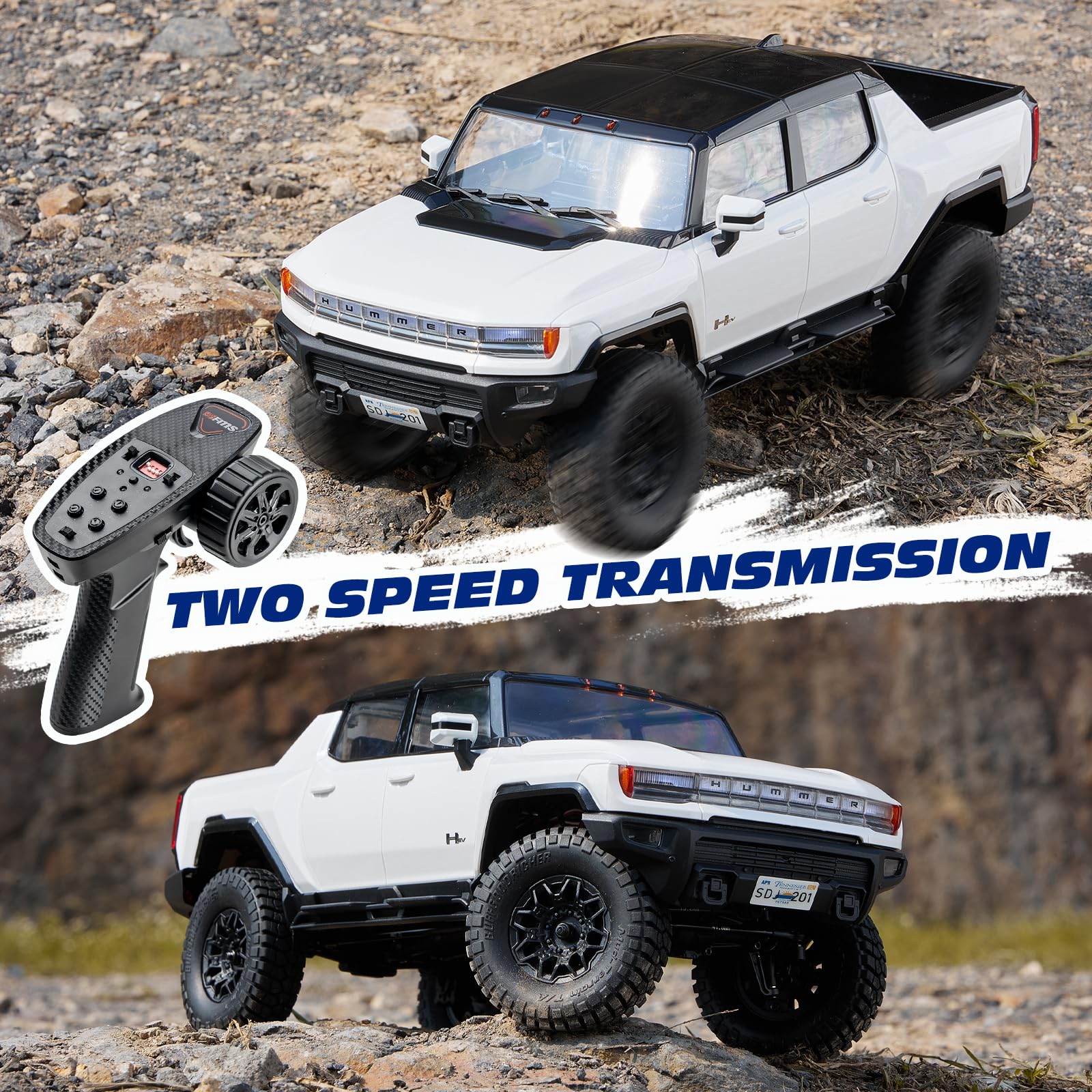 Amazon.co.jp: FMS 1/18 ラジコンカー RCクローラー RTR FCX18 ハマー 
