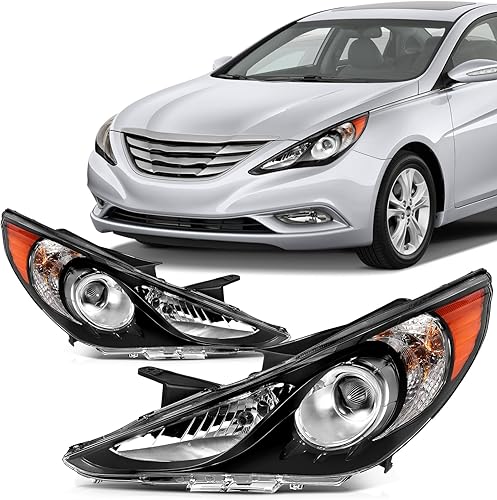 Miniatura 43 de SCITOO Faros delanteros para Jeep Grand Cherokee 1999-2004, carcasa cromada, reflector ámbar, lente transparente, lado del conductor y del pasajero