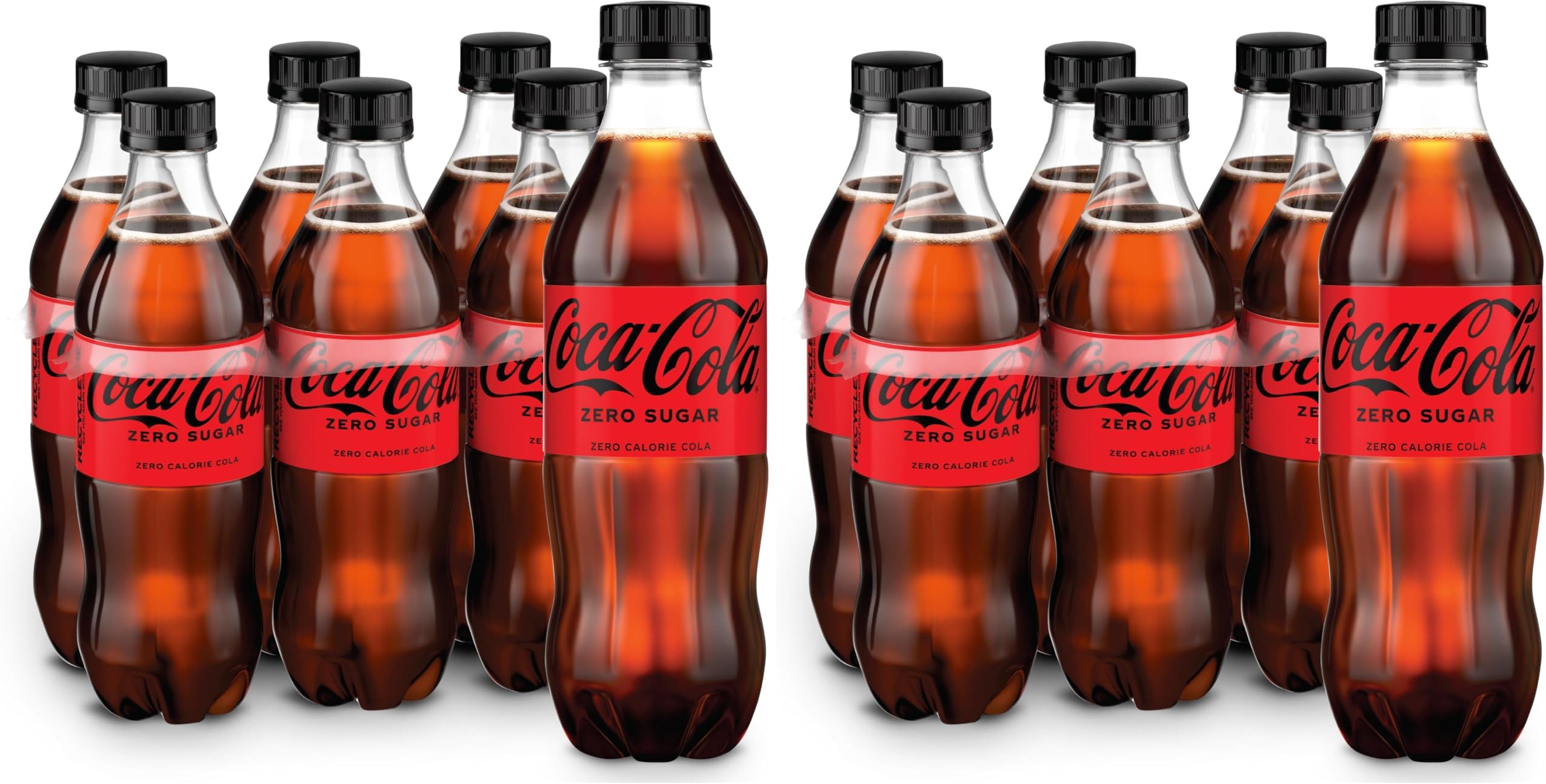 Coke Zero Sugar Diet Soda Soft Drink, 16.9 fl oz, 12 Pack