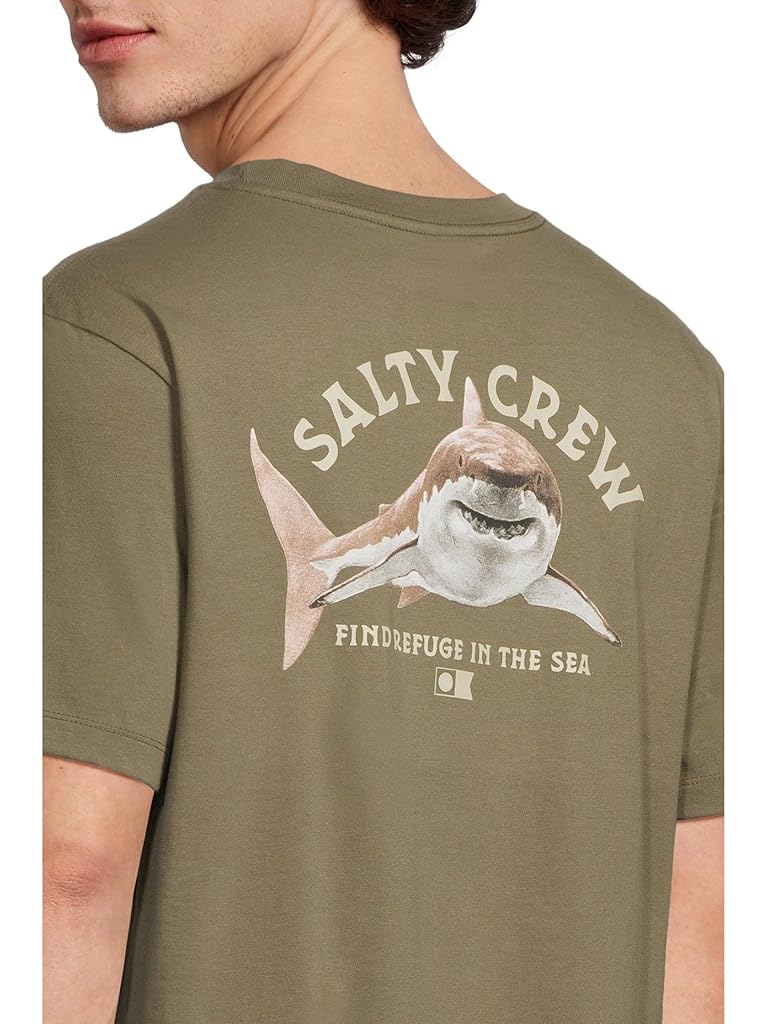 Olive Salty Crew Lurking Short Sleeve Tee