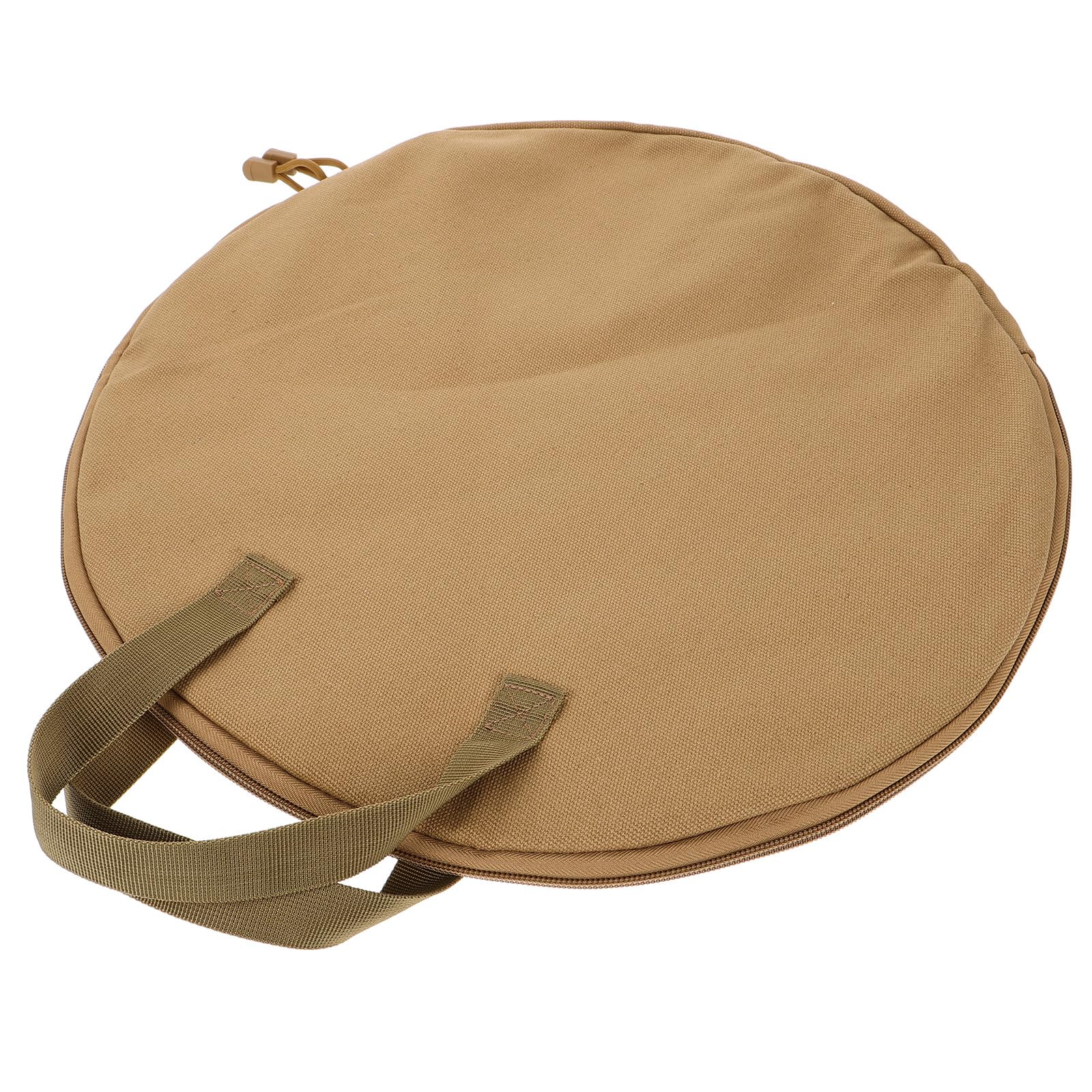 ULTECHNOVO Cast Iron Pan Storage Bag Outdoor Cookware Organizer Skillet Frying Pan Carrying Case Khaki for Camping and Picnic Use