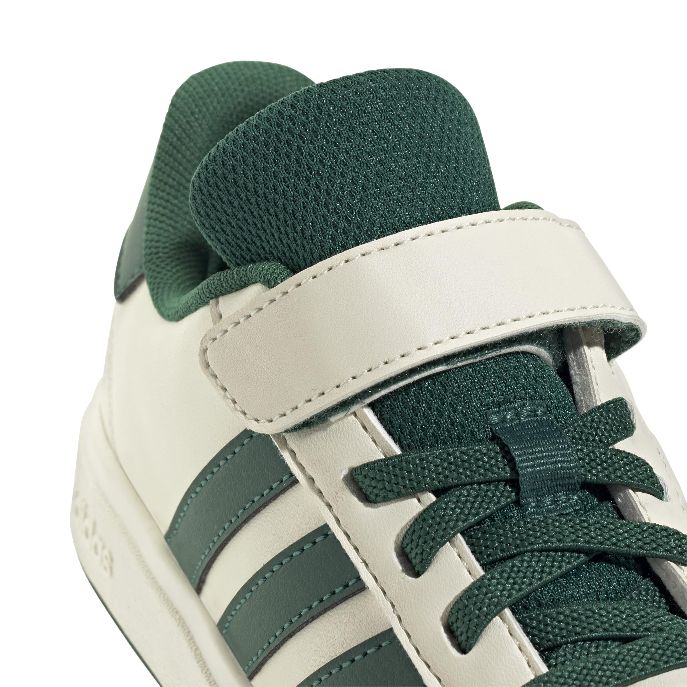 Adidas Unisex - Bambini Grand Court 2.0 Shoes Children, off White/Collegiate Green/Core Black, 28 EU