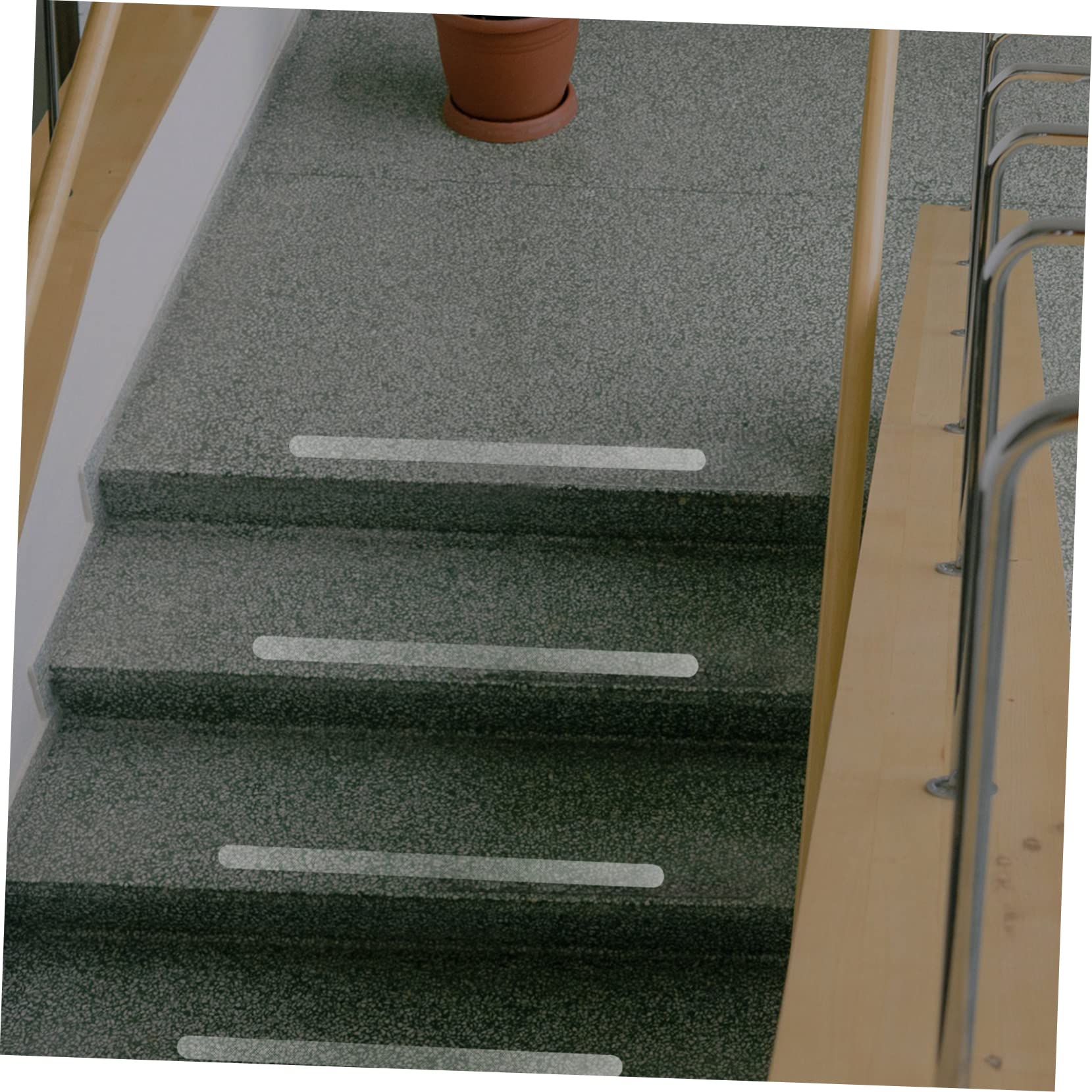 Didiseaon Pegatinas Antideslizantes 12piezas Peva para Baño y Bañera | Adhesión Fuerte, Superficie, Formato de 12 Unidades para Suelo, Escalera y Lavabo