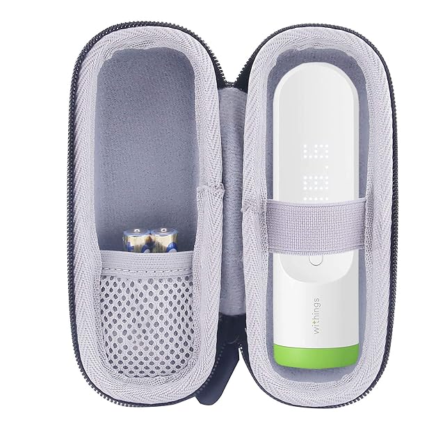 WERJIA Hard Carrying Case for Withings Thermo Smart Temporal Thermometer CASE ONLY