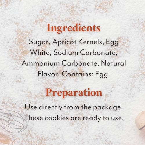 Miniatura 3 de Roland Foods Galletas Amaretti, bolsa de 7 onzas, paquete de 5